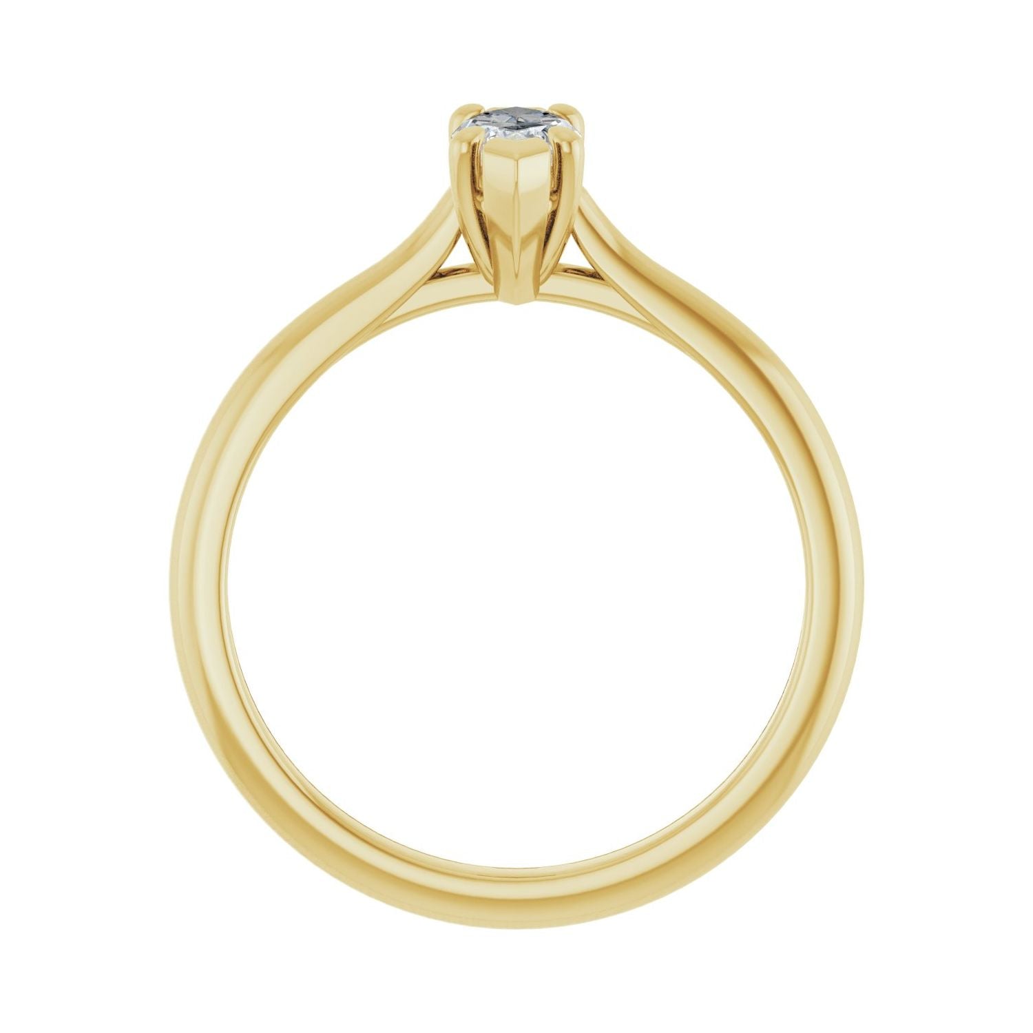Neverland — Marquise center, yellow gold