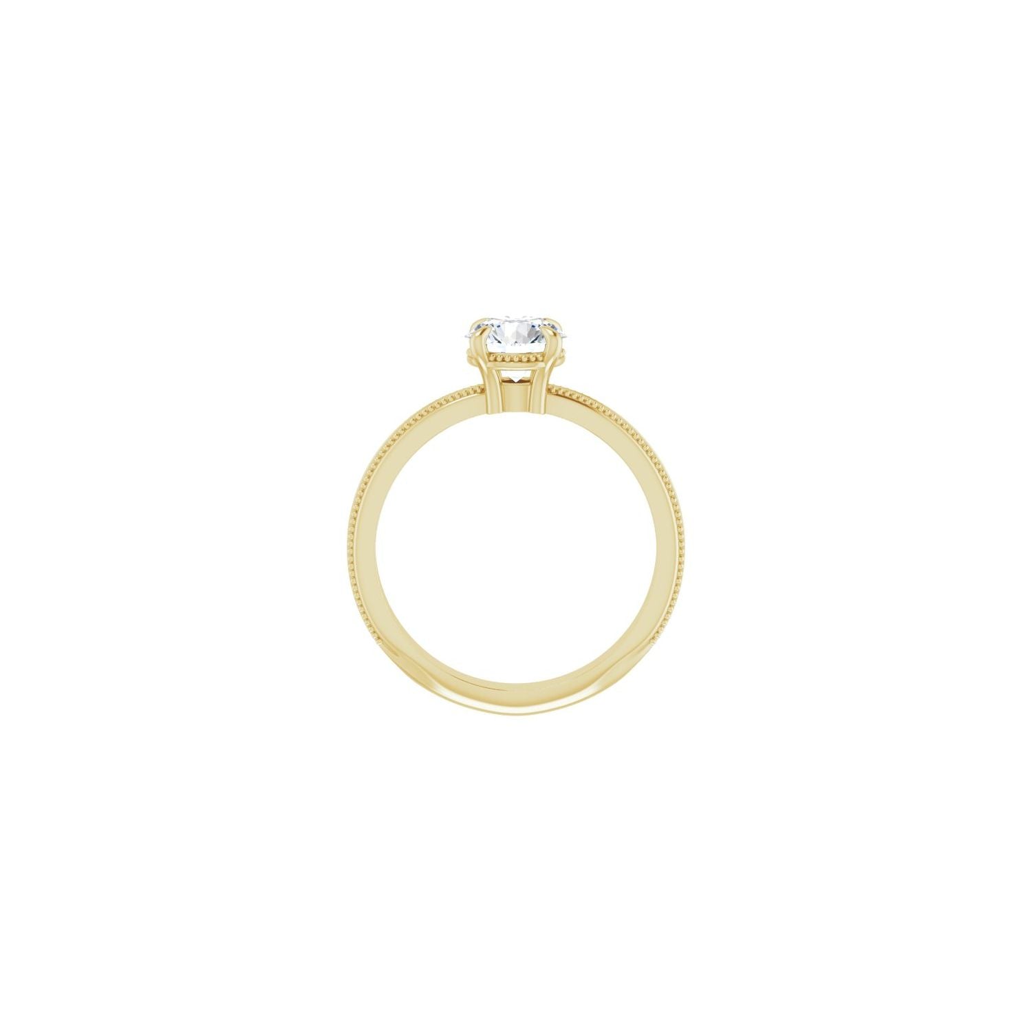 Barcarolle — Round center, yellow gold