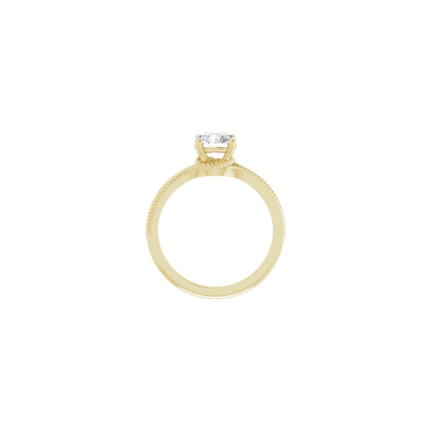 Bellavista — Round center, yellow gold