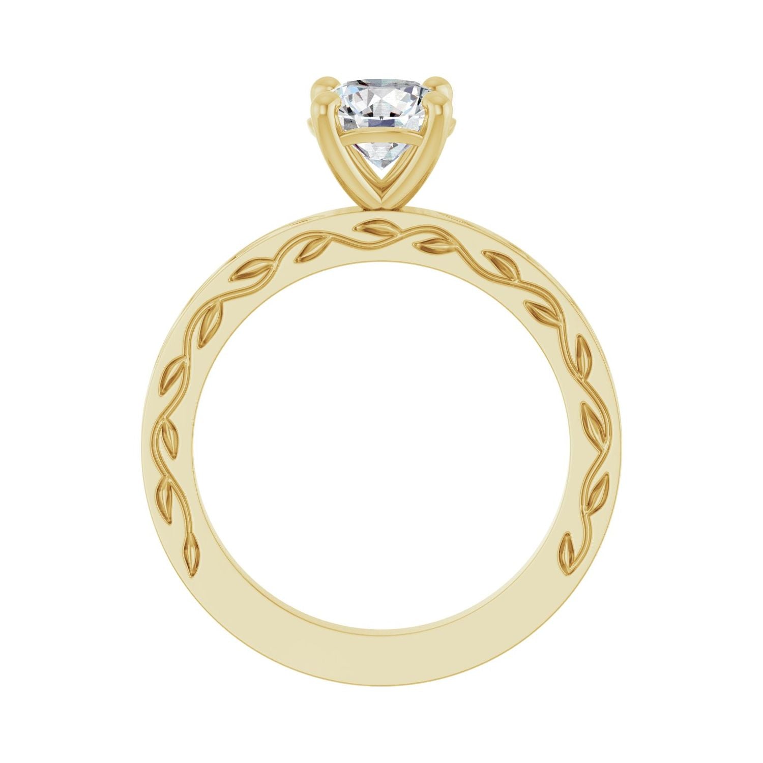 Benvenuto — Round center, yellow gold