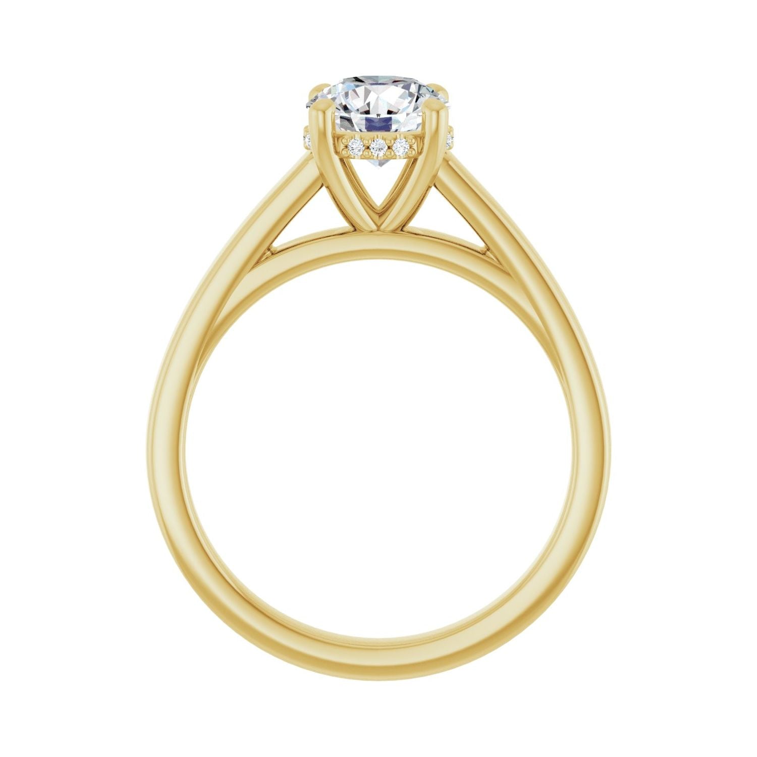 Sardinia — Round center, yellow gold