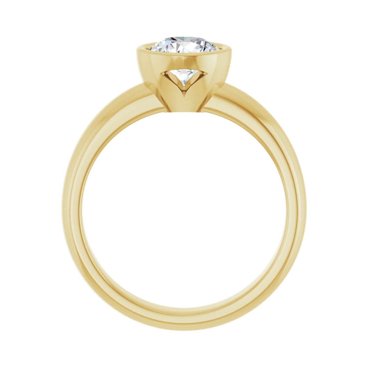 Fairytale — Round center, yellow gold