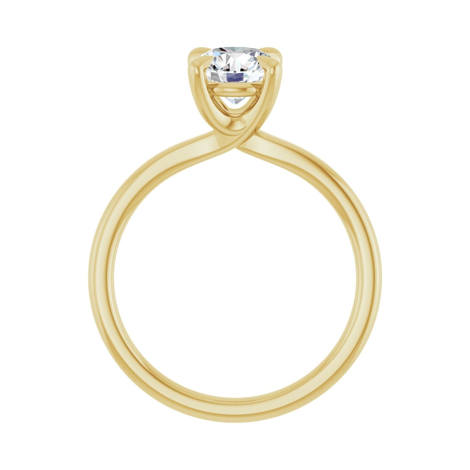 Intermezzo — Round center, yellow gold