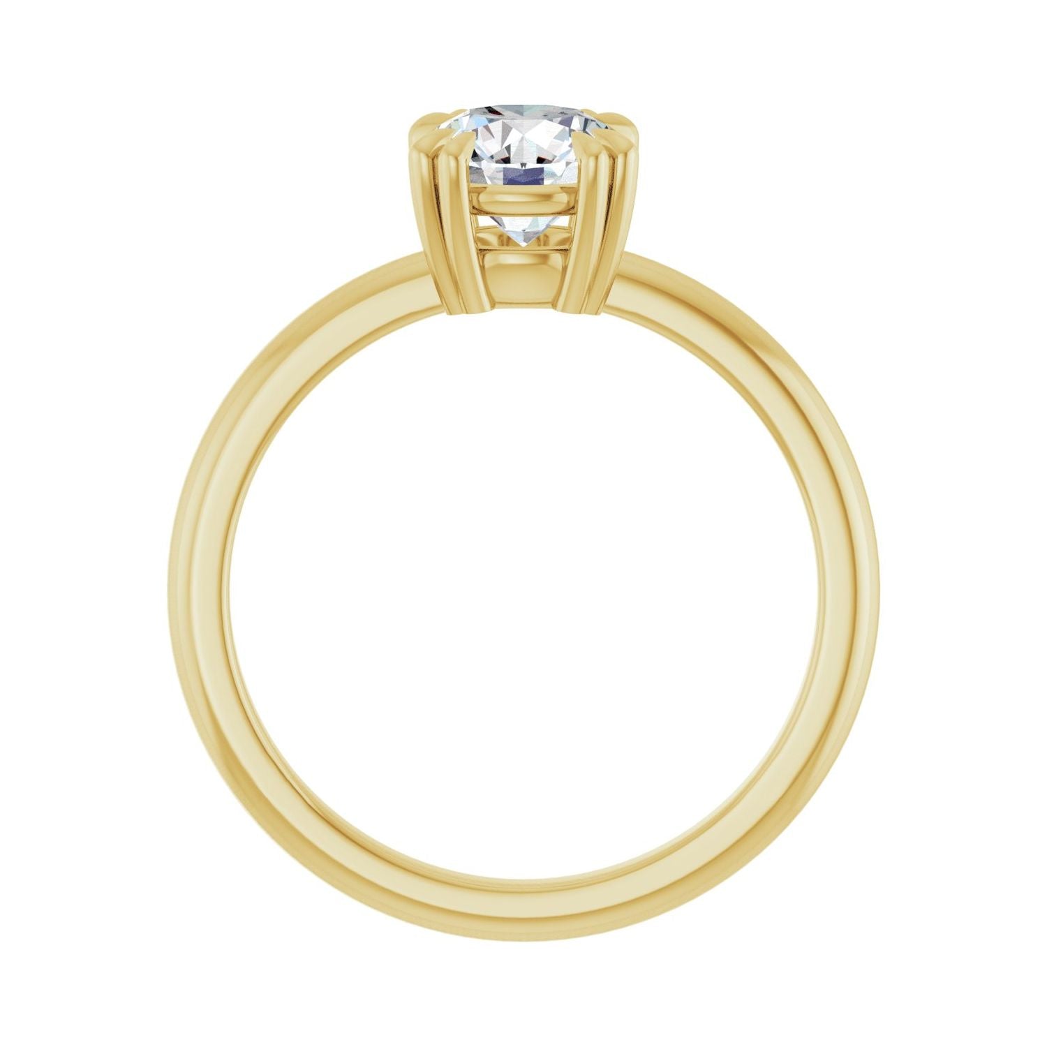Corazon — Round center, yellow gold