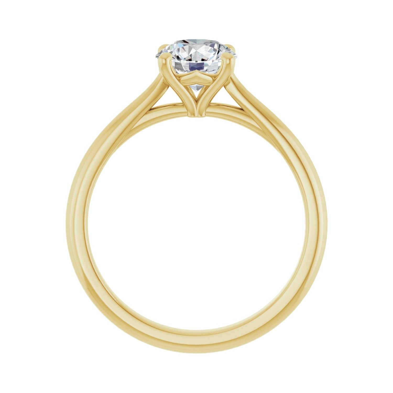 Wonderland — Round center, yellow gold