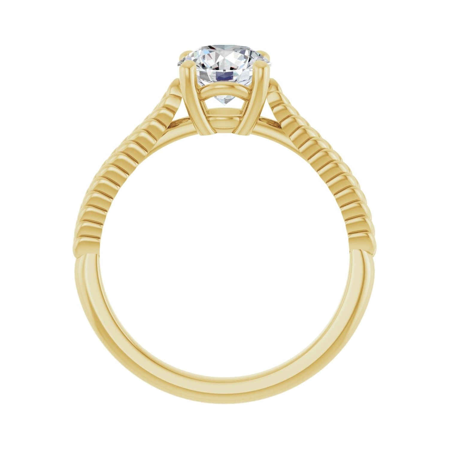 Alegria — Round center, yellow gold