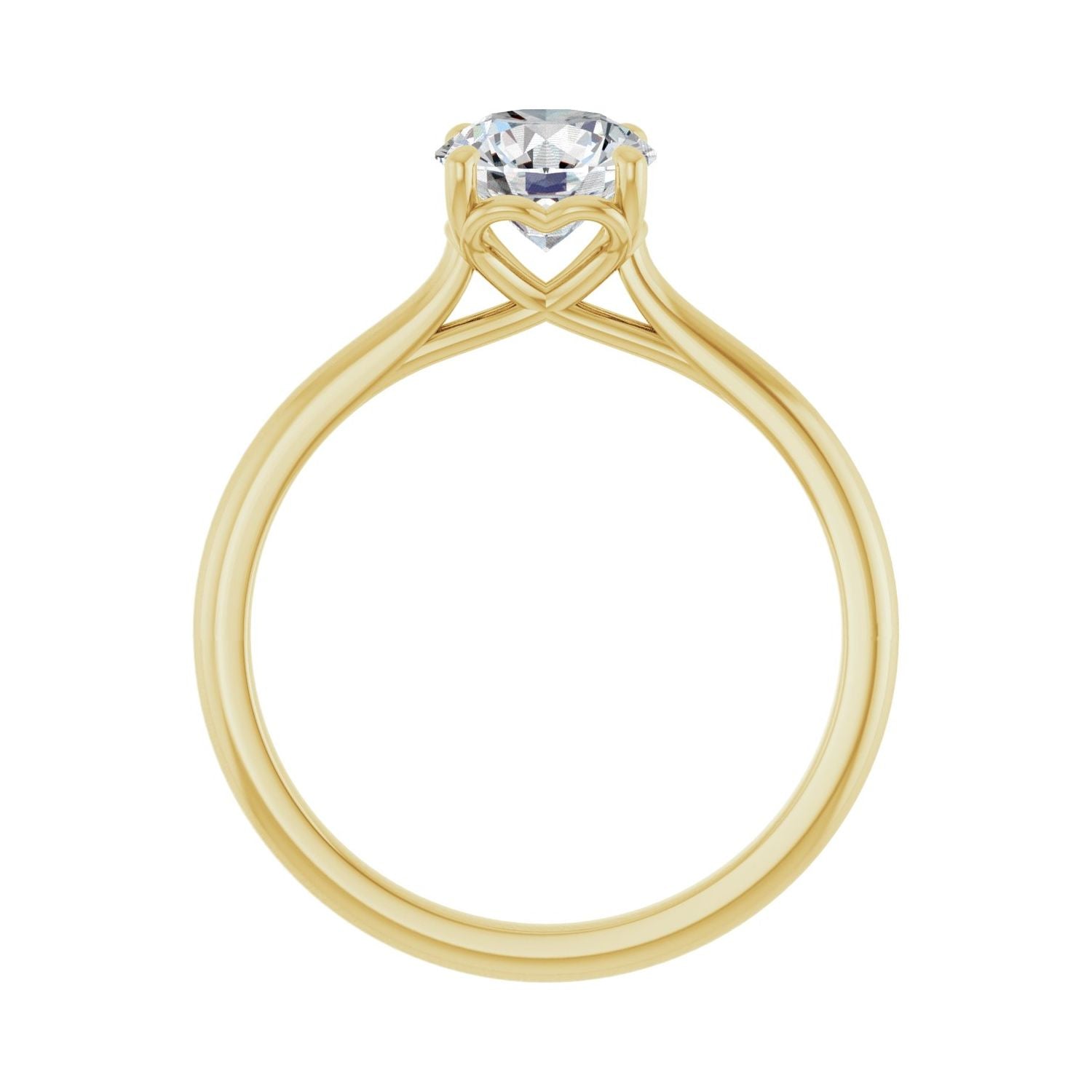 Serendipity — Round center, yellow gold
