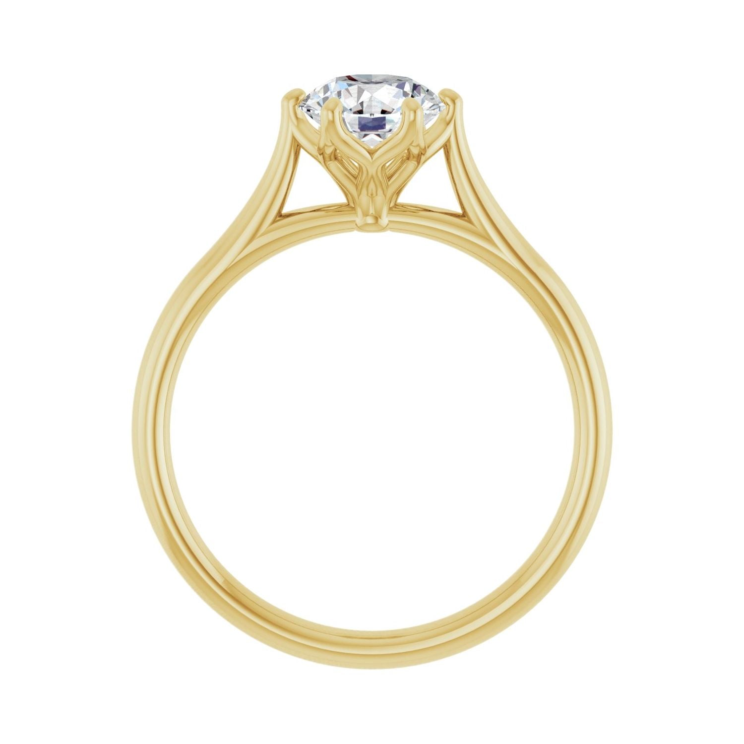 Esperanza — Round center, yellow gold