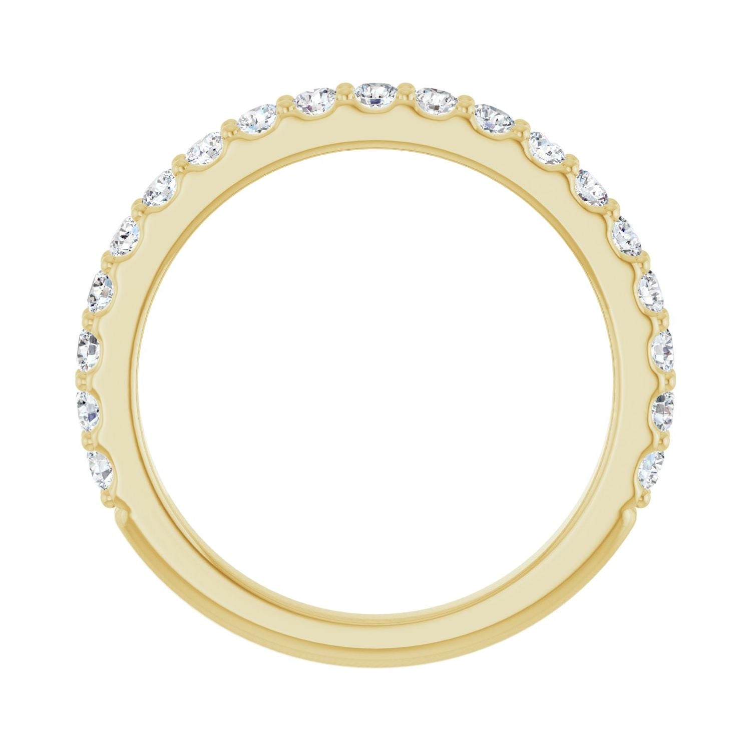 Silvana — 2 mm · 1/2 ctw, yellow gold