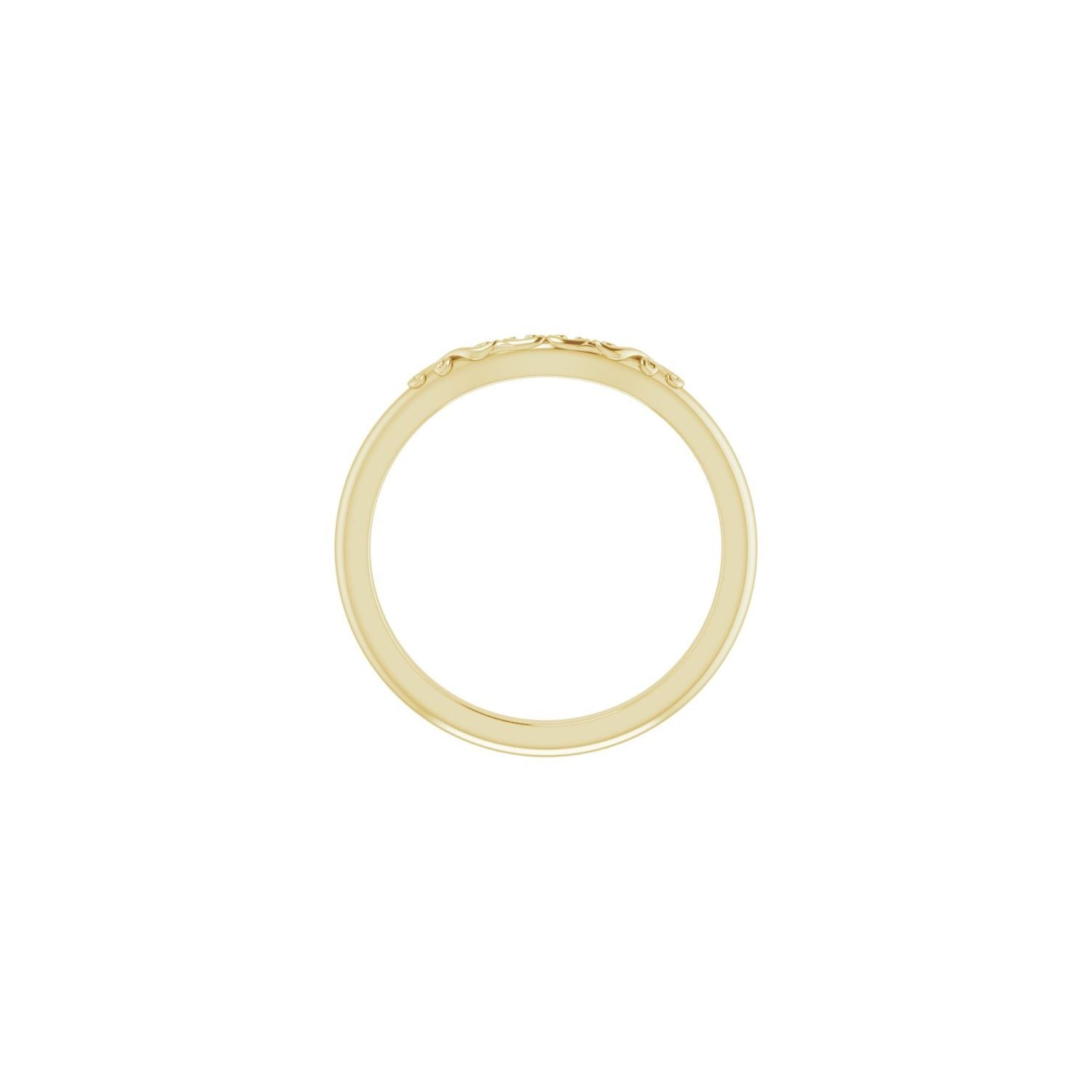 Virginie — Round · 4.1 mm, yellow gold