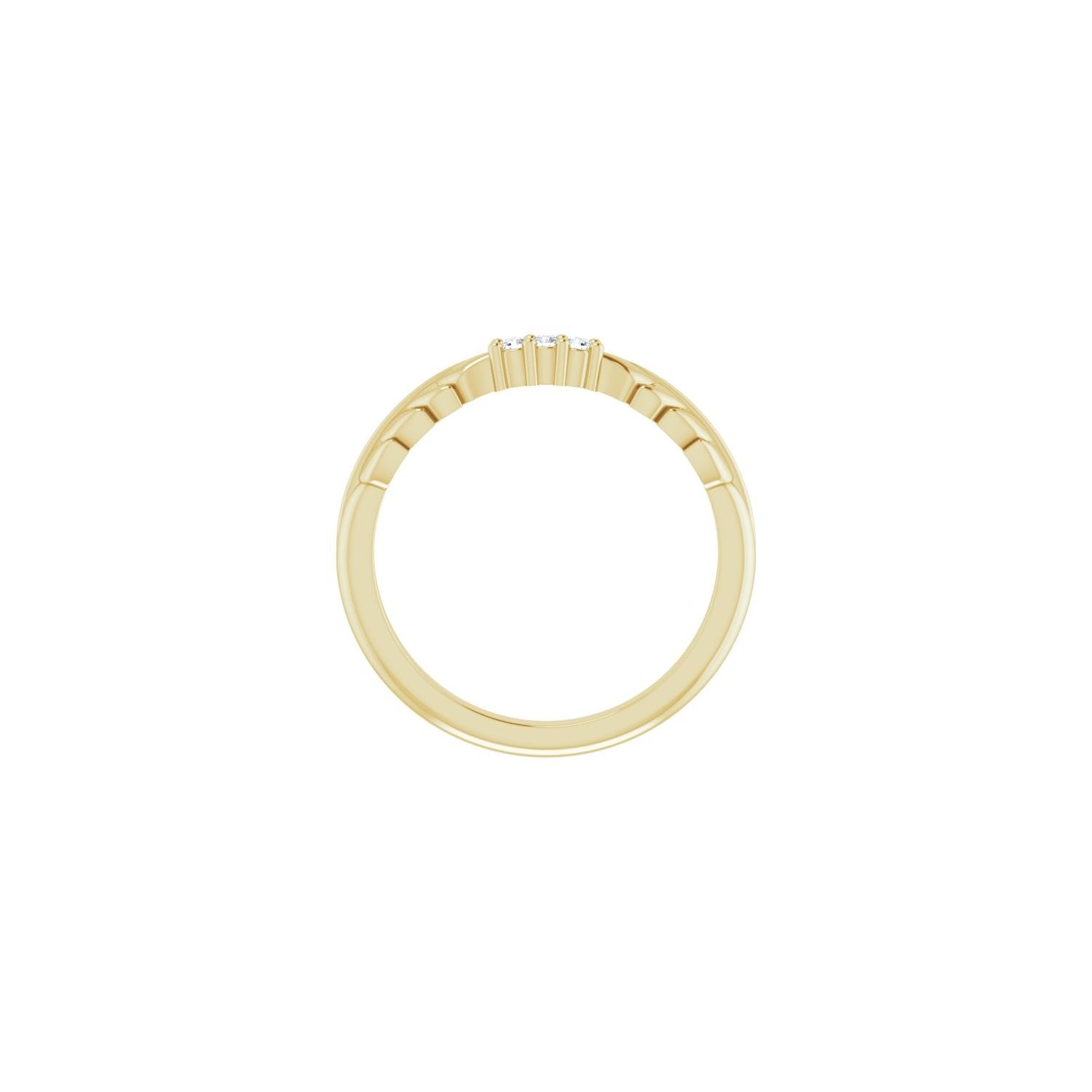 Yvaine — 1.5 mm · 0.04 ctw, yellow gold