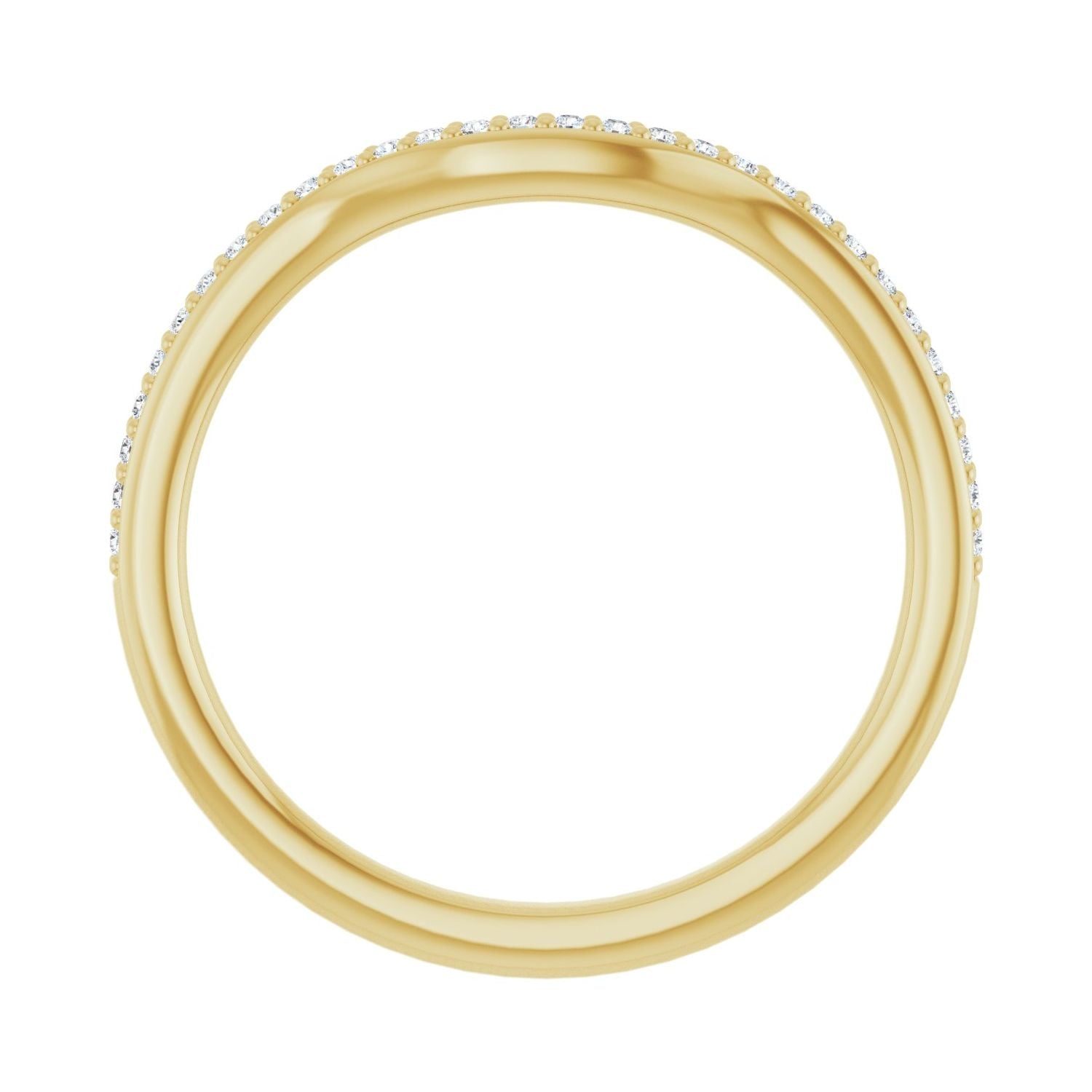 Zoelle — 0.9 mm · 0.08 ctw, yellow gold