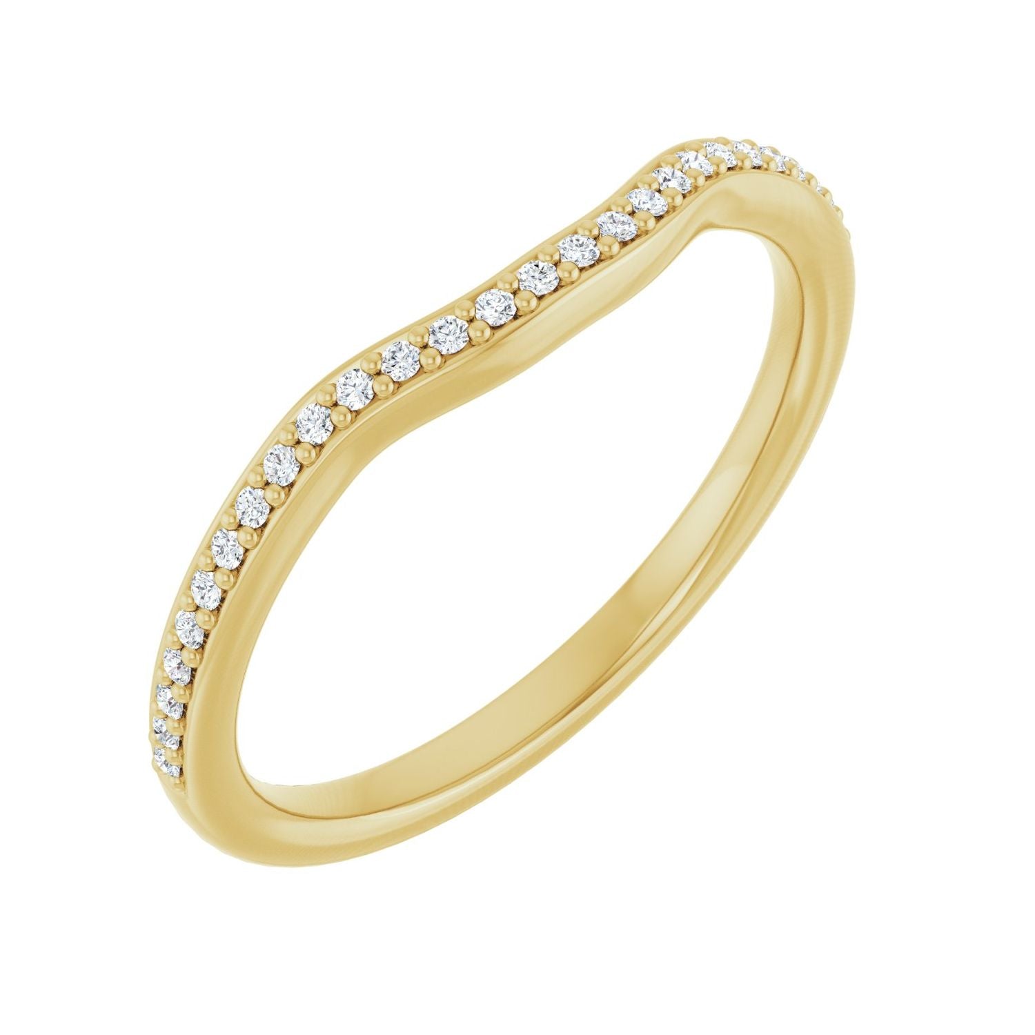 Zoelle — 0.9 mm · 0.08 ctw, yellow gold
