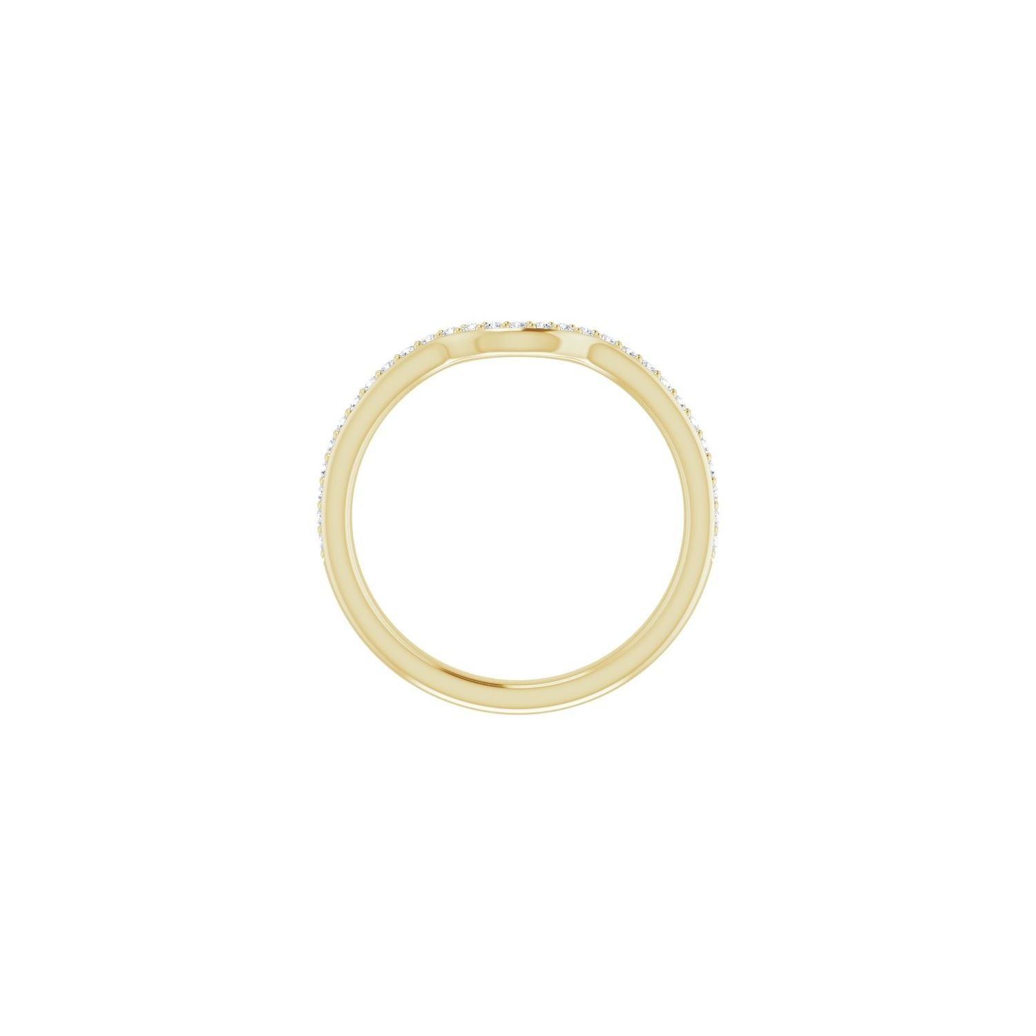 Gwendolen — 1.1 mm · 1/8 ctw, yellow gold