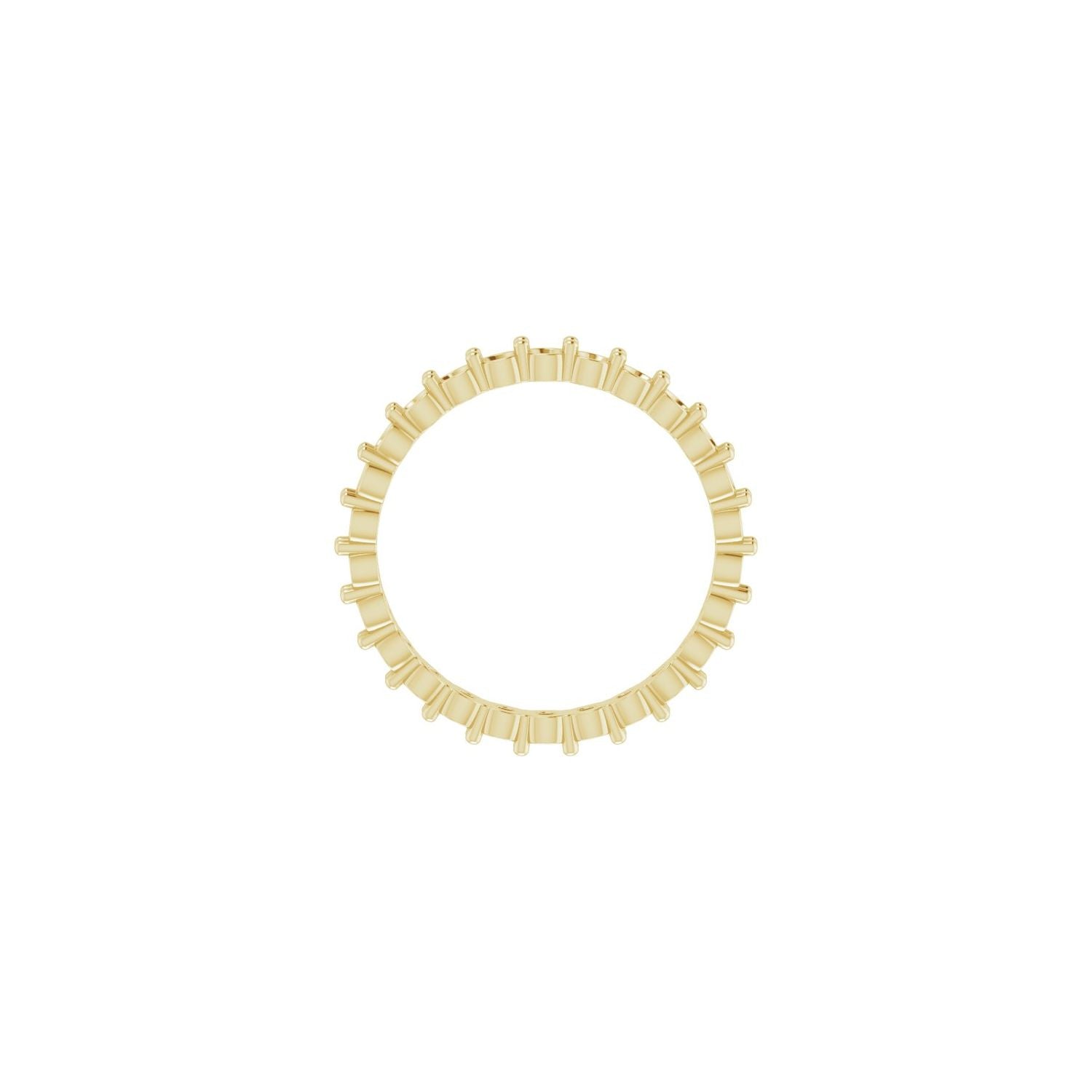 Rachele — 2 mm · 3/4 ctw, yellow gold