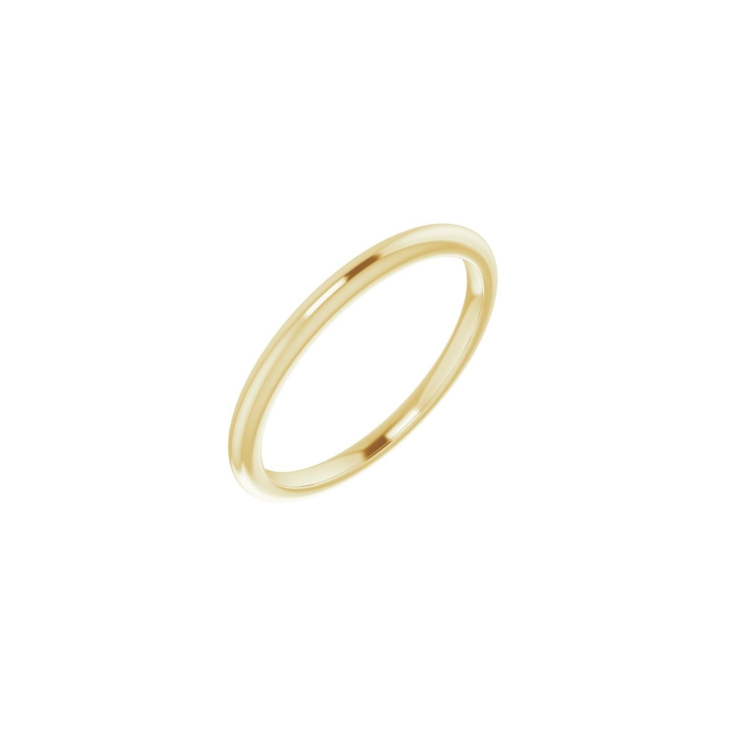 Alanna — Round · 7 mm, yellow gold