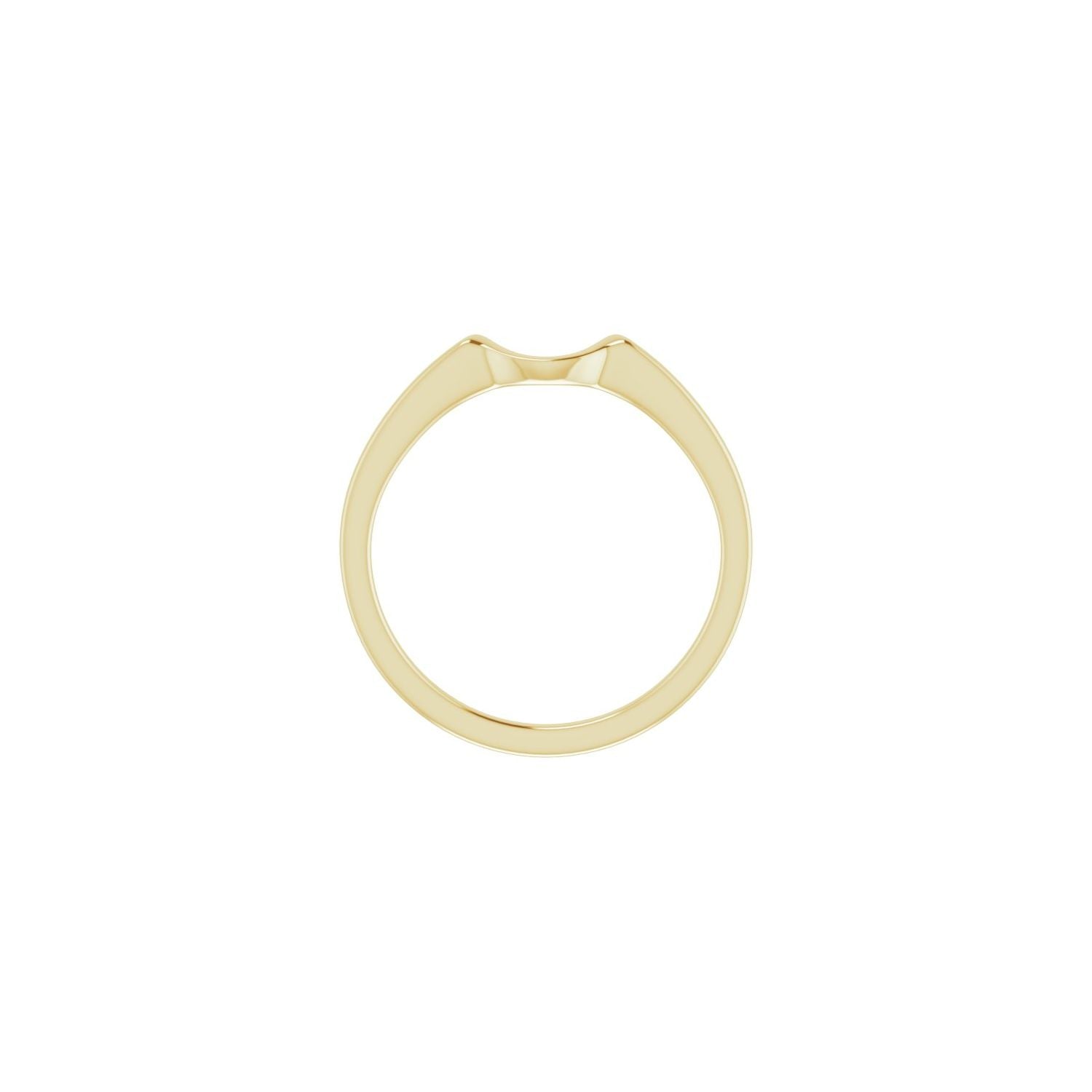 Amalina — For the 5.8 mm round ring, yellow gold