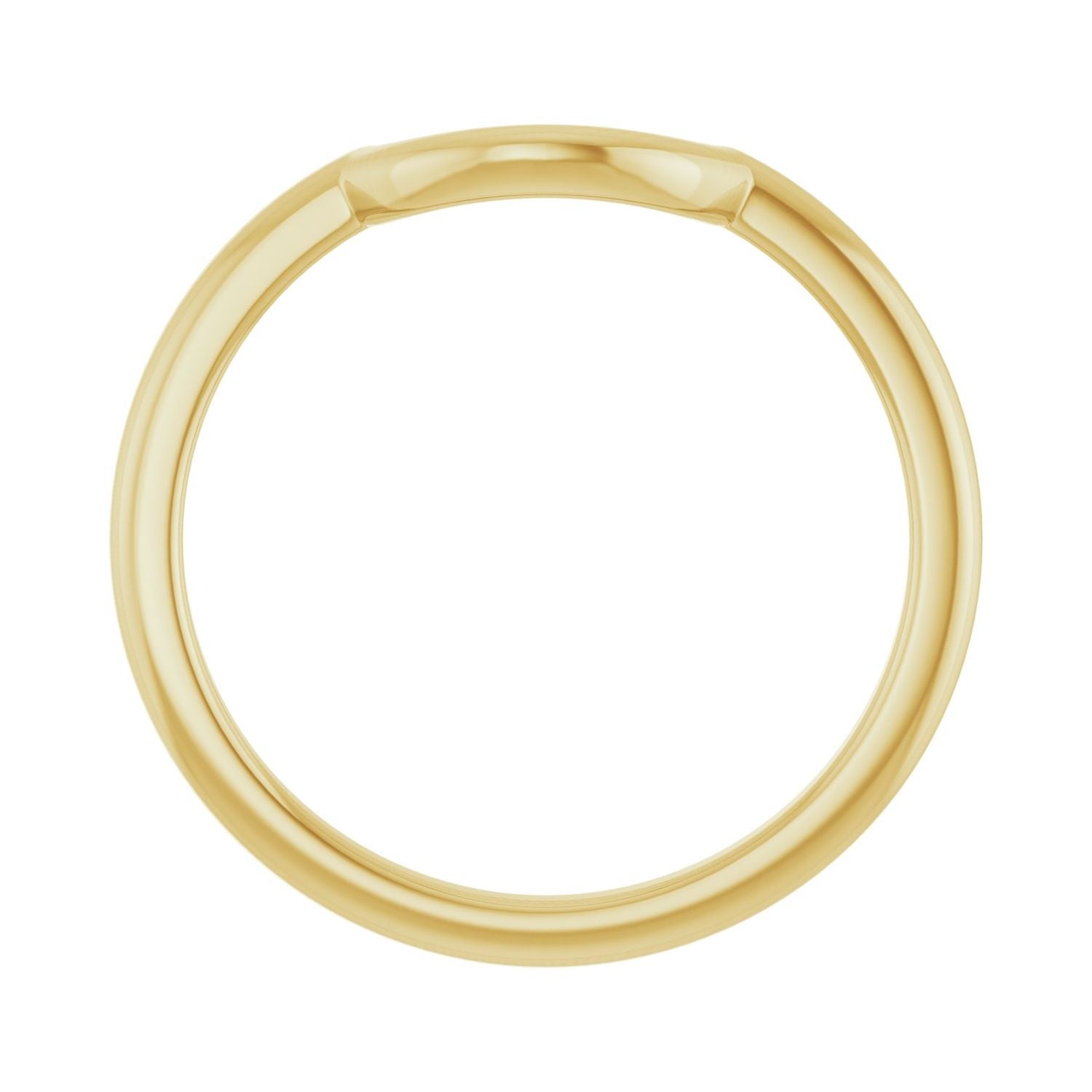Amariah — For the 5.8 mm round ring, yellow gold