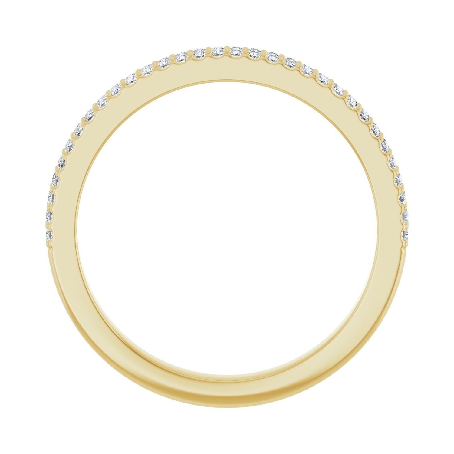 Aryana — 0.9 mm · 1/6 ctw, yellow gold