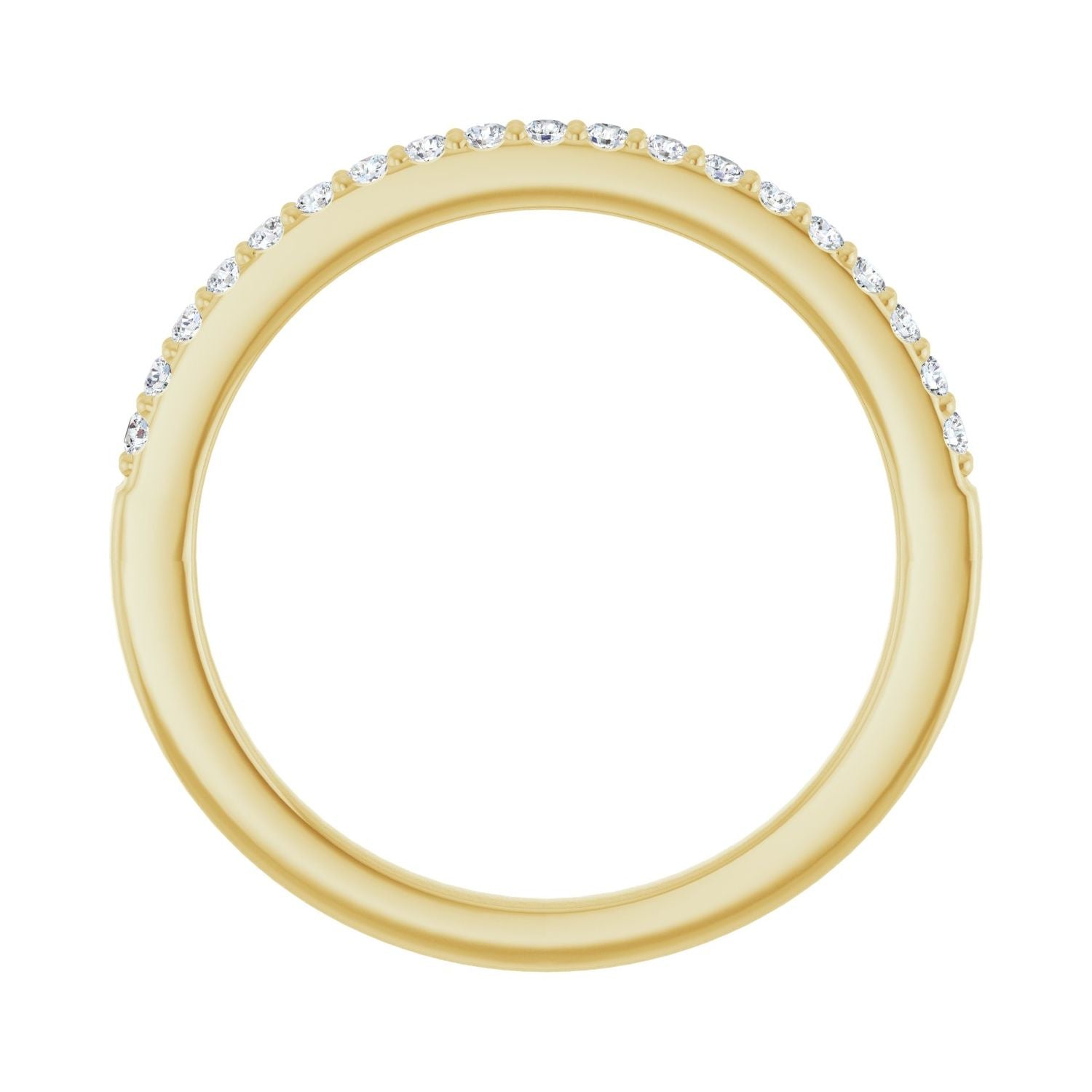 Belinde — 1.3 mm · 1/6 ctw, yellow gold