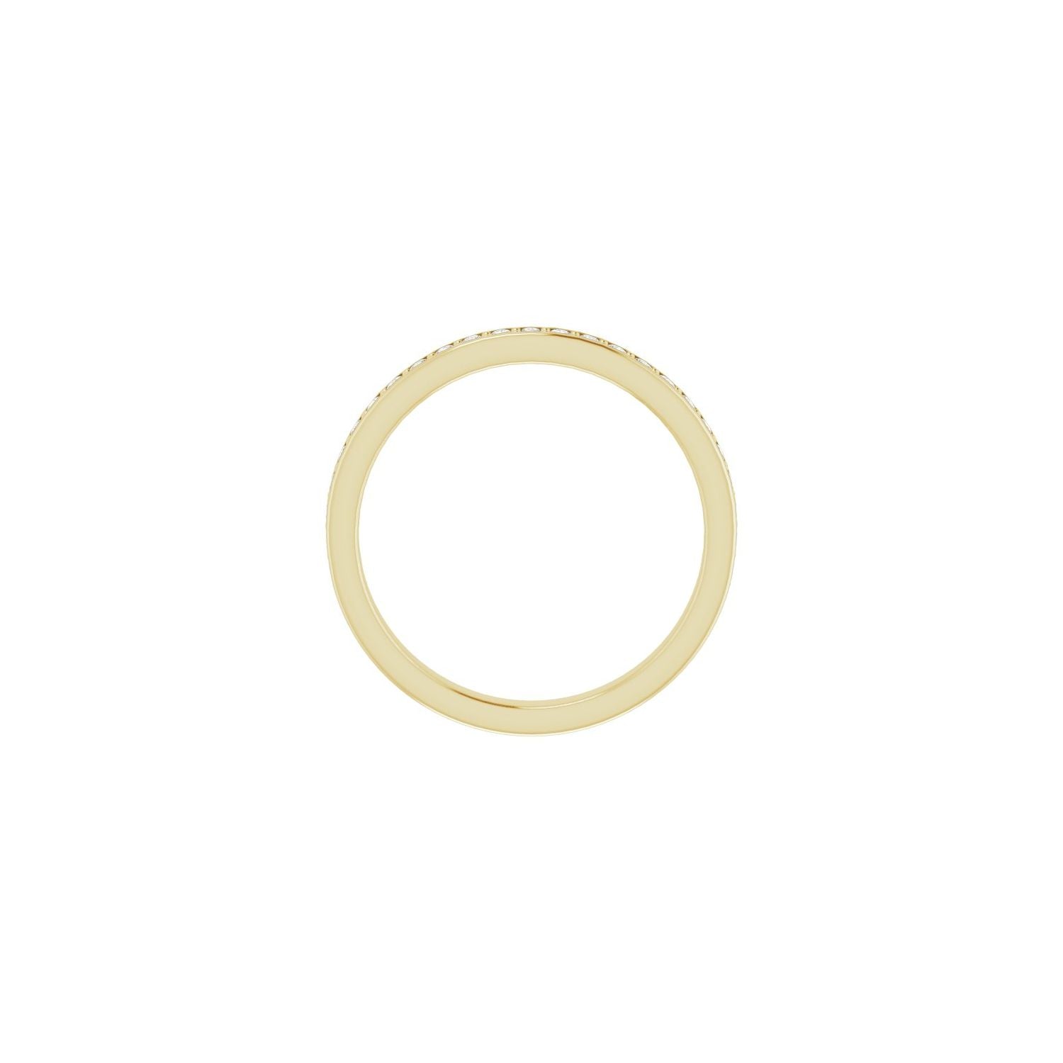 Dorinne — Round · 1.3 mm · 1/4 ctw, yellow gold
