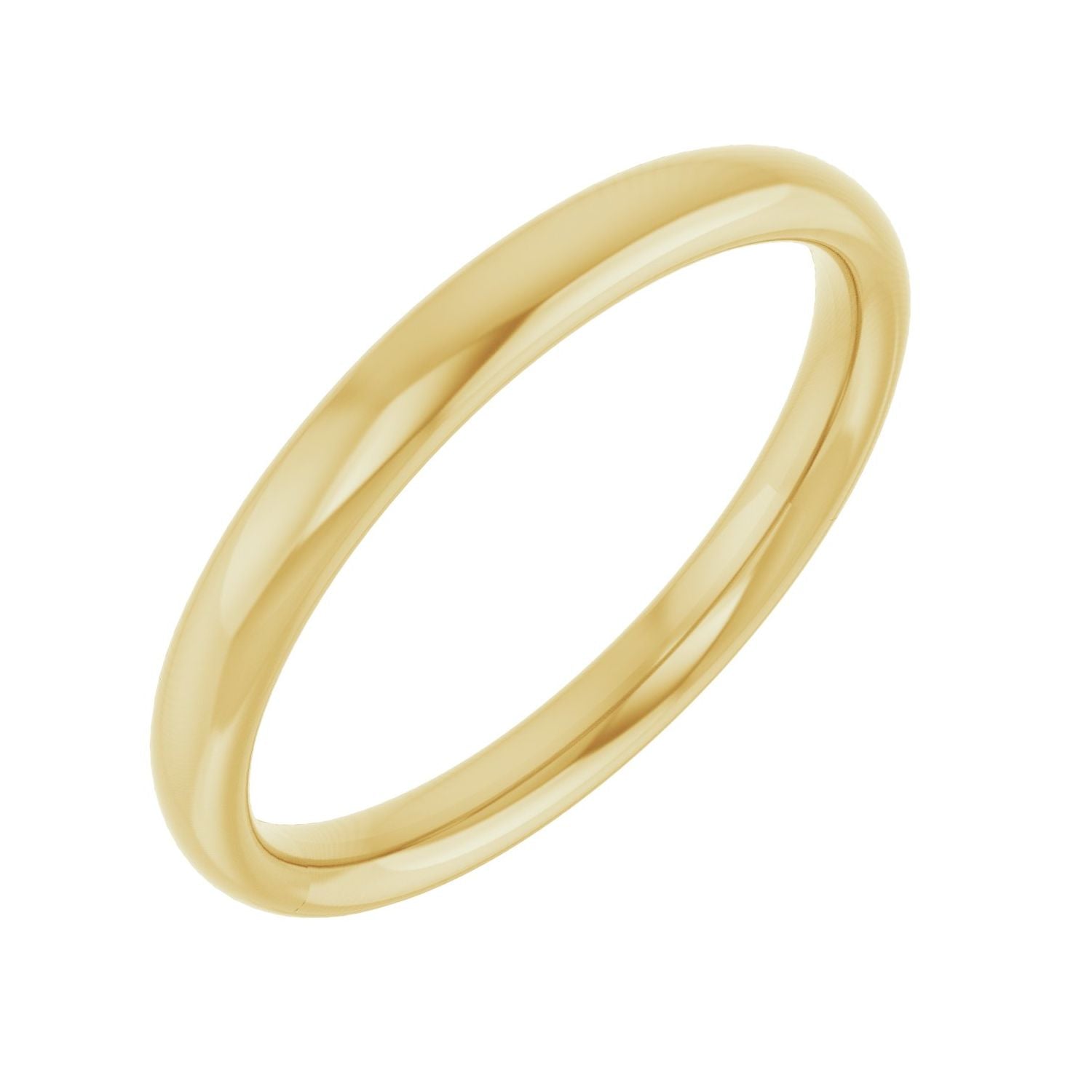 Elany — Round · 8 mm, yellow gold