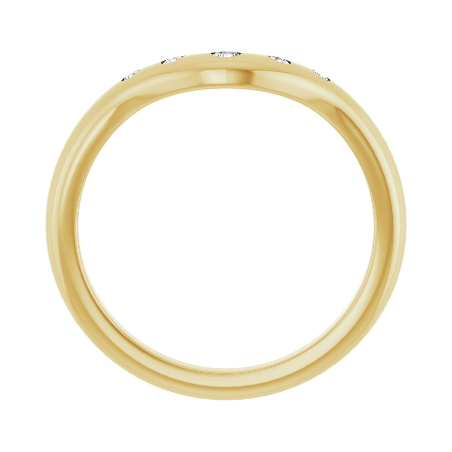 Lucila — · 1/10 ctw, yellow gold