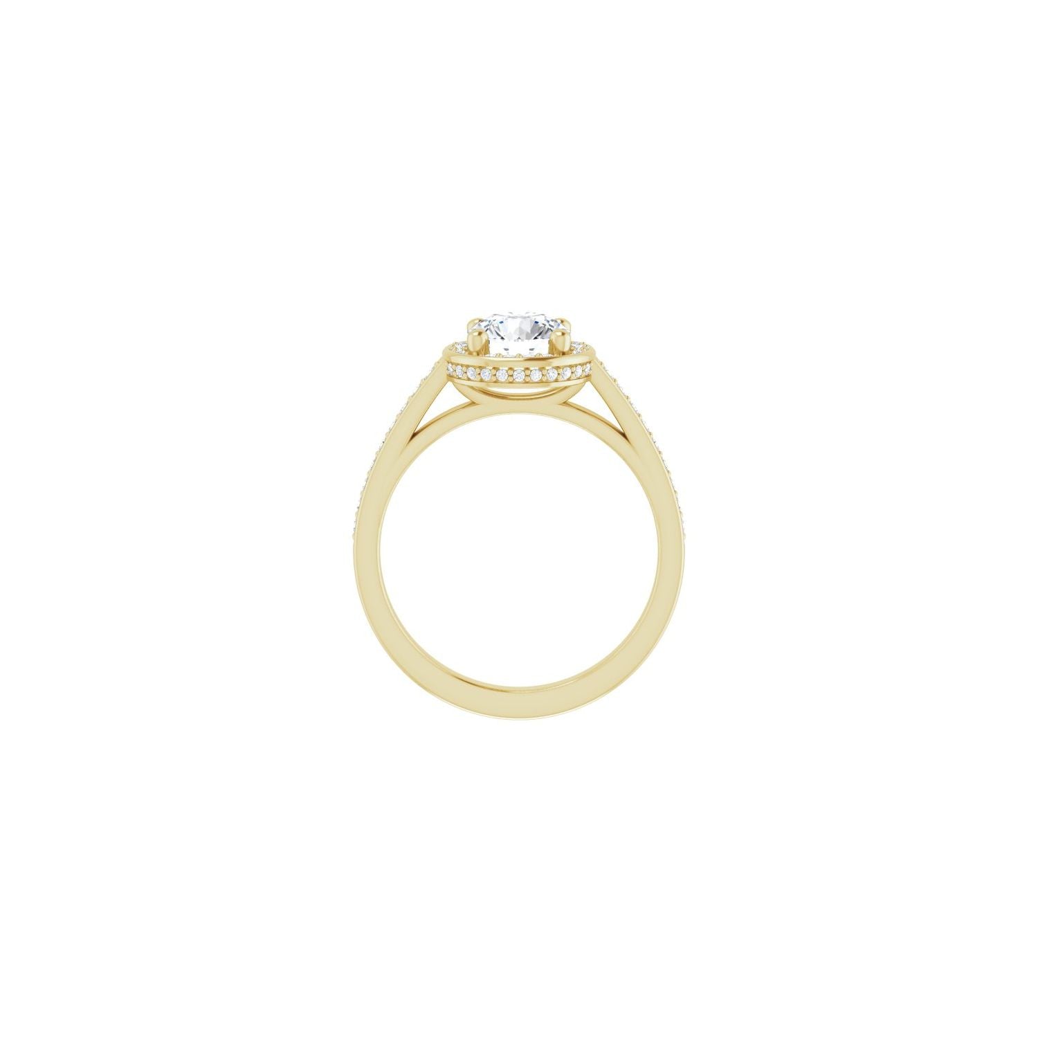 Bijou — Round center, yellow gold
