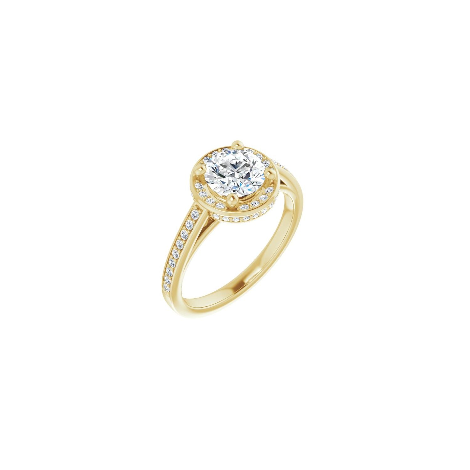Bijou — Round center, yellow gold