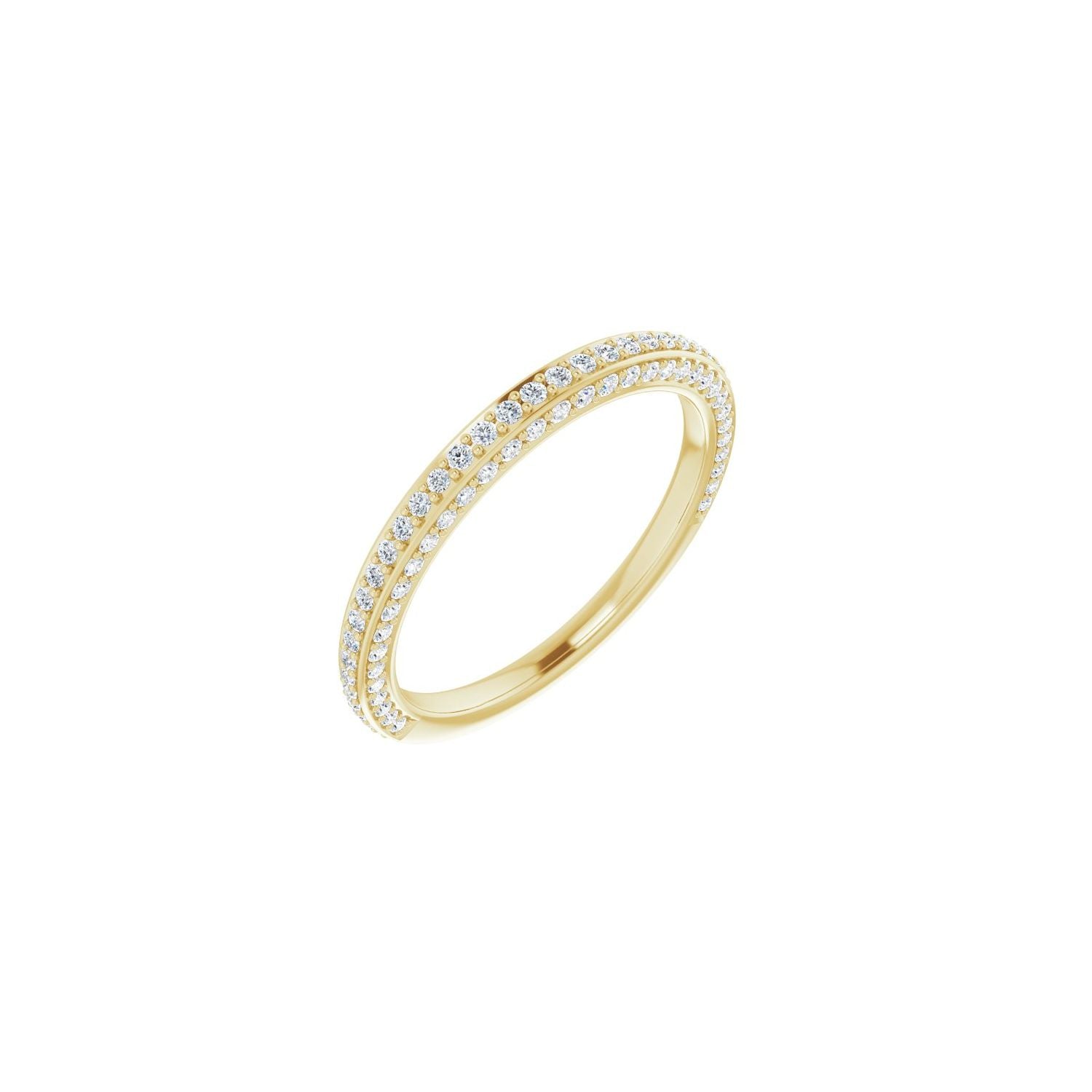 Lynnea — For the round Glimmering, yellow gold