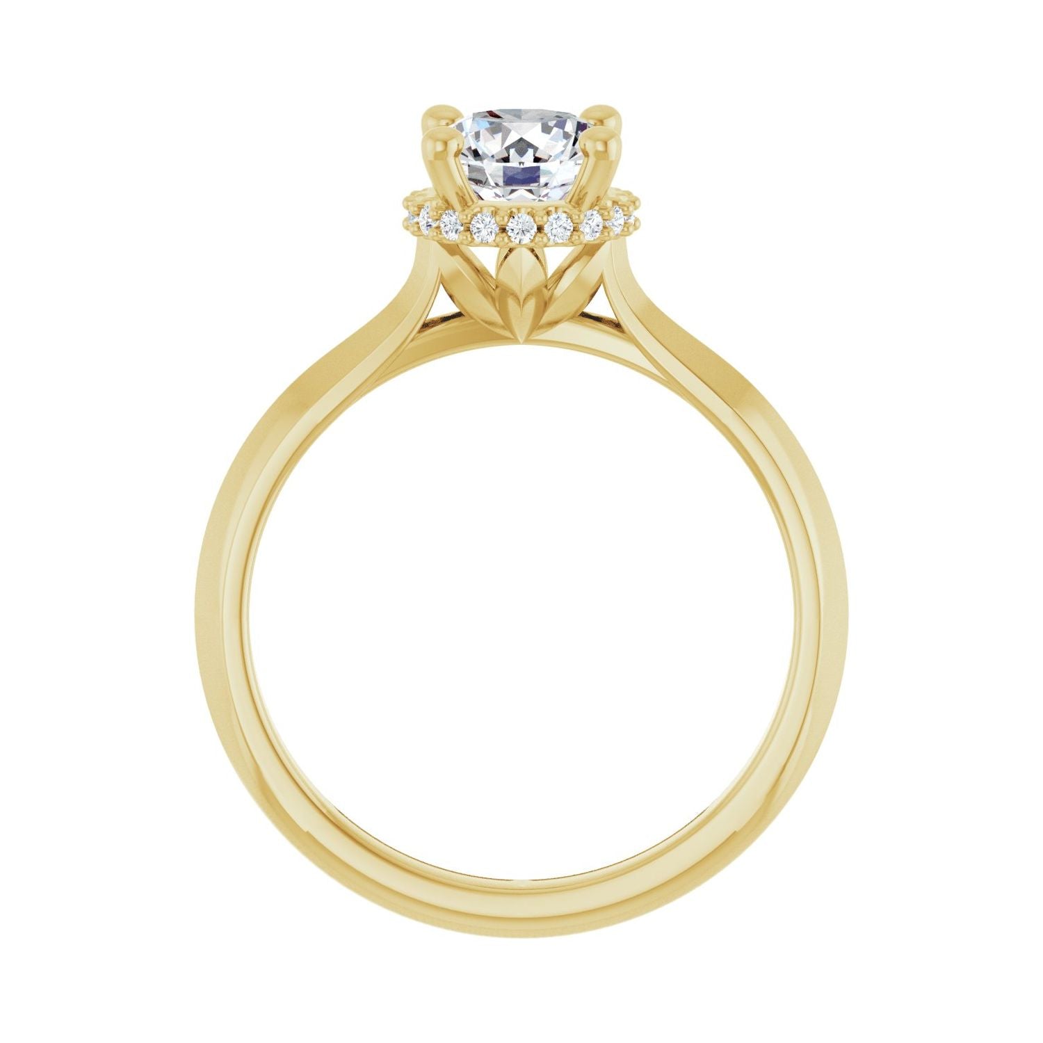 Bagatelle — Round center, yellow gold