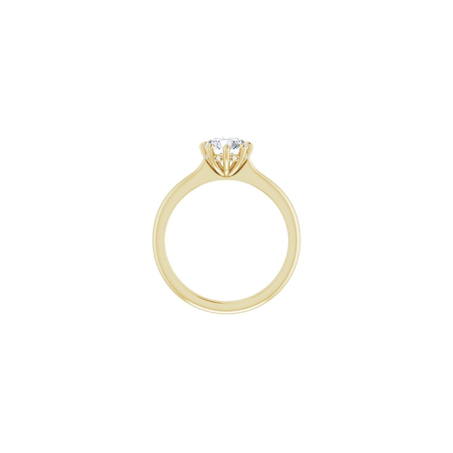 Bonbon — Round center, yellow gold