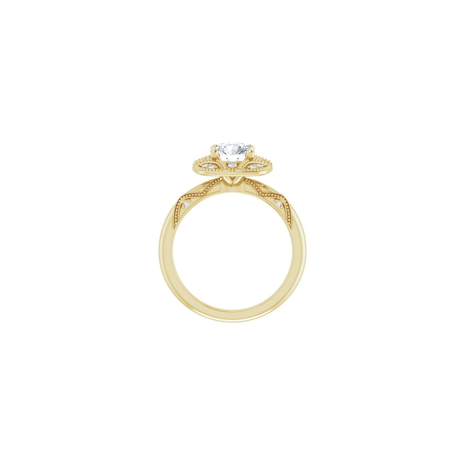 Chic — Round center, yellow gold