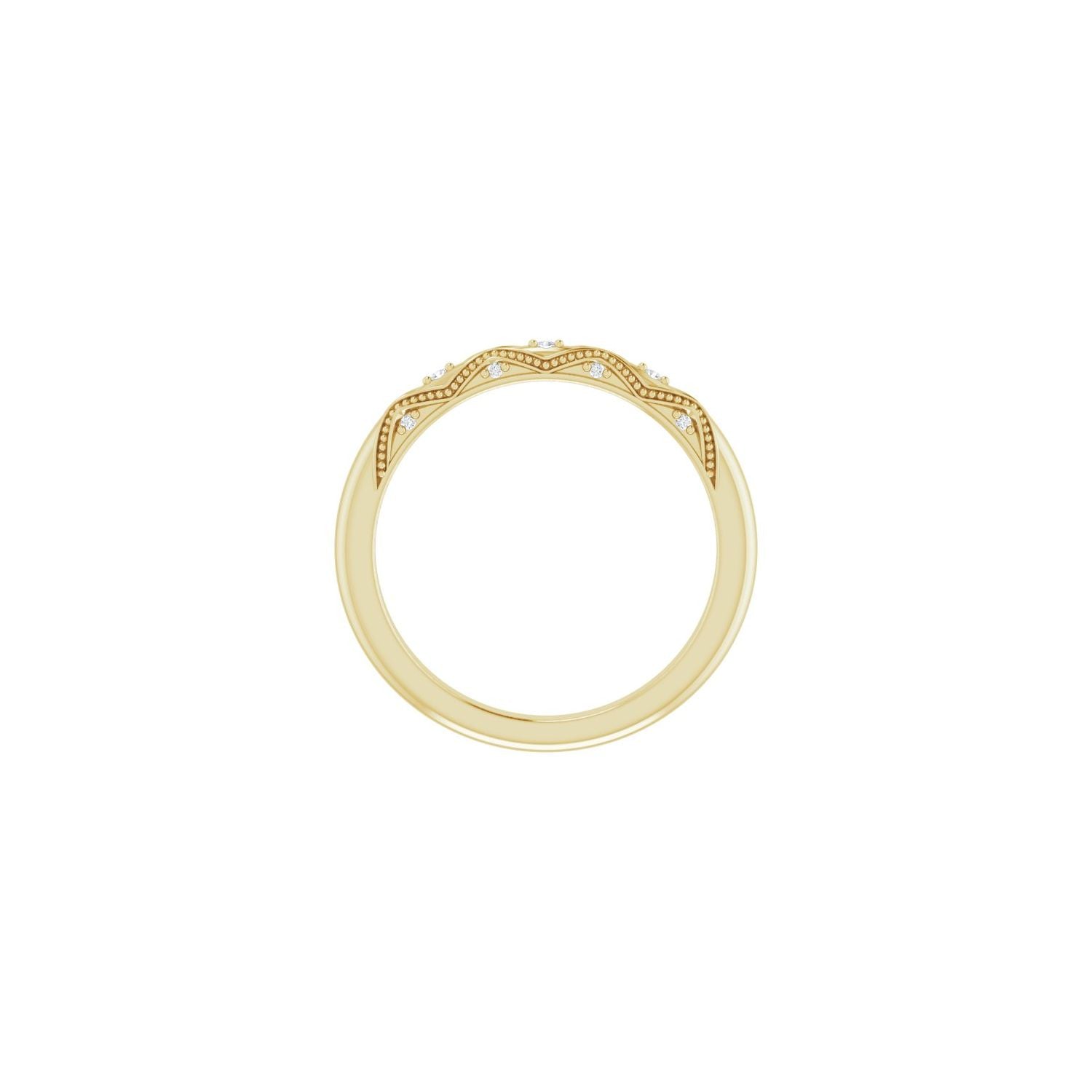 Mayla — 1 mm · 0.03 ctw, yellow gold
