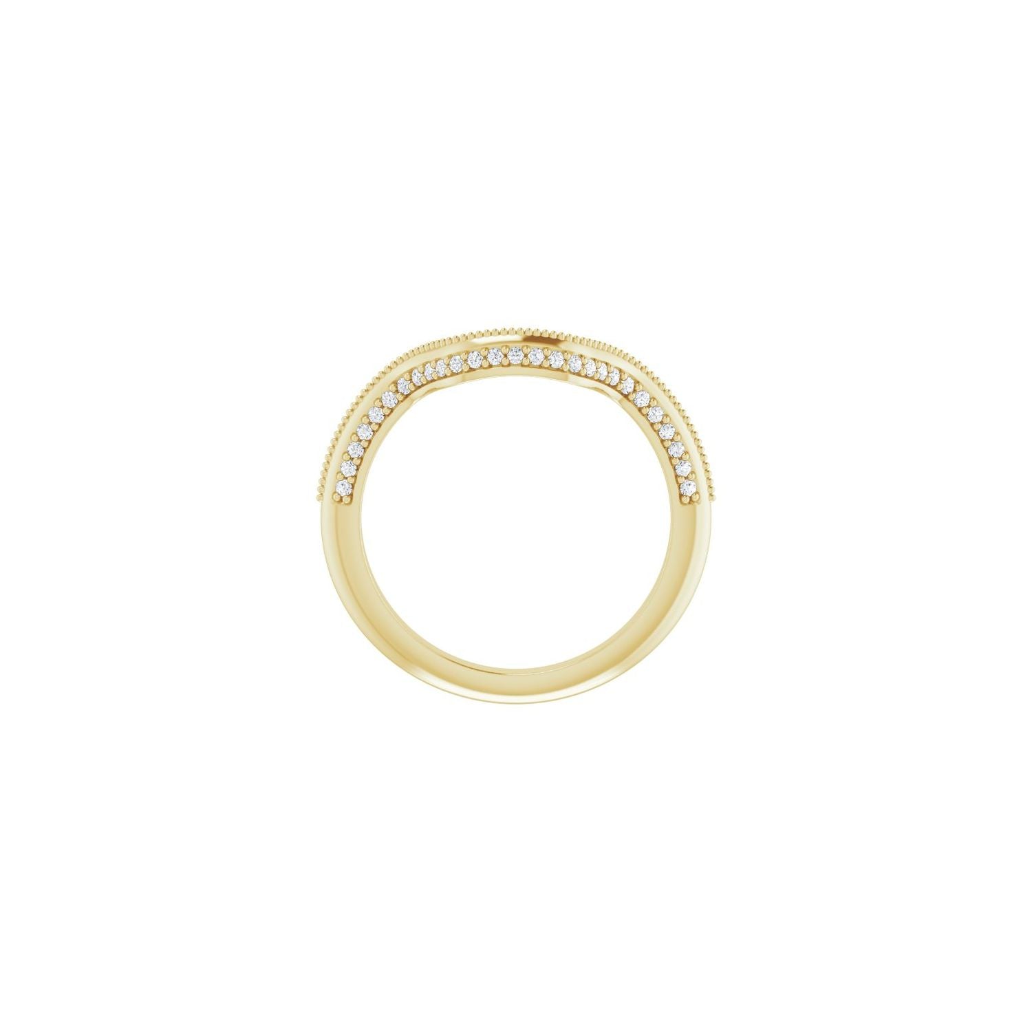 Nataly — 1 mm · 1/10 ctw, yellow gold