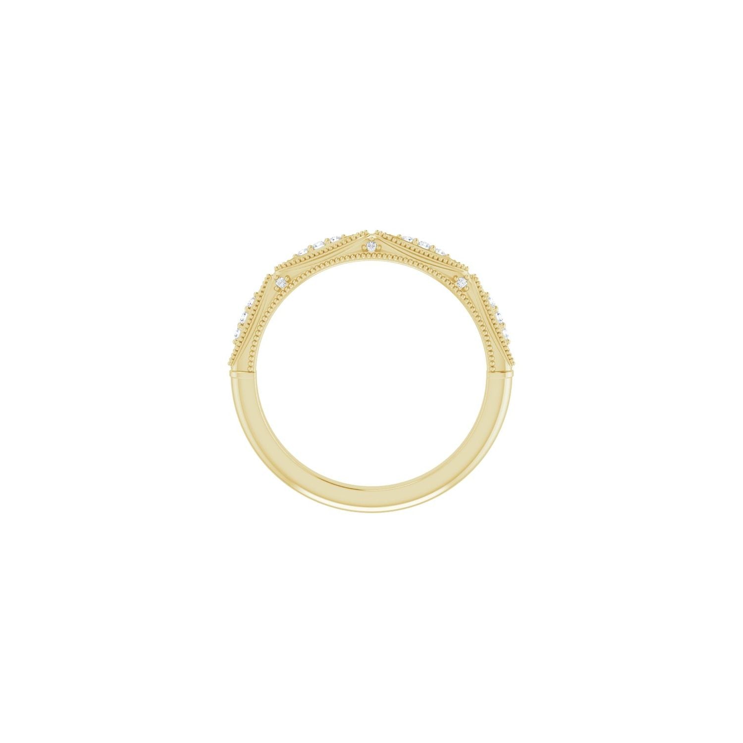 Odelle — · 0.07 ctw, yellow gold