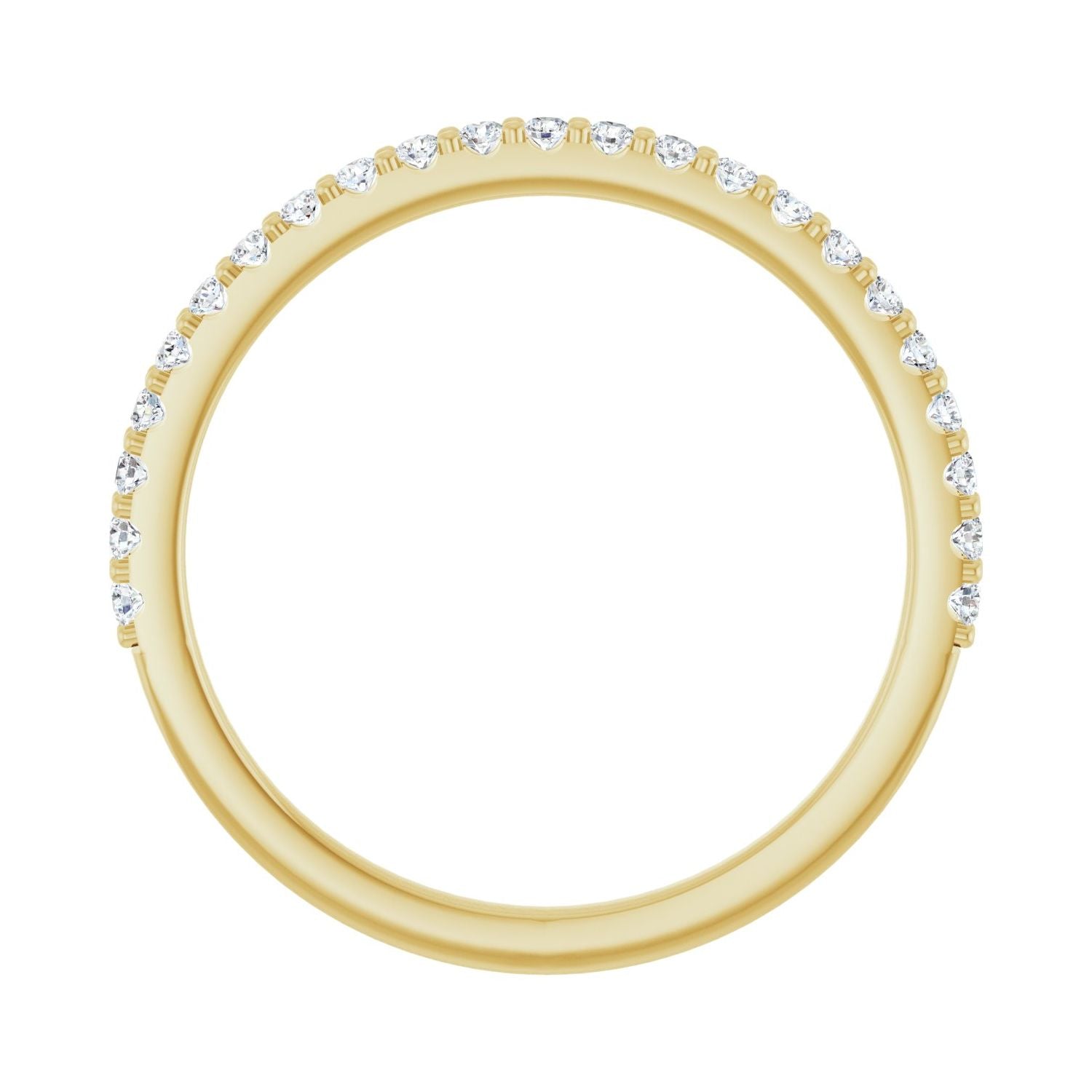 Oriel — Round · 1.3 mm · 1/4 ctw, yellow gold
