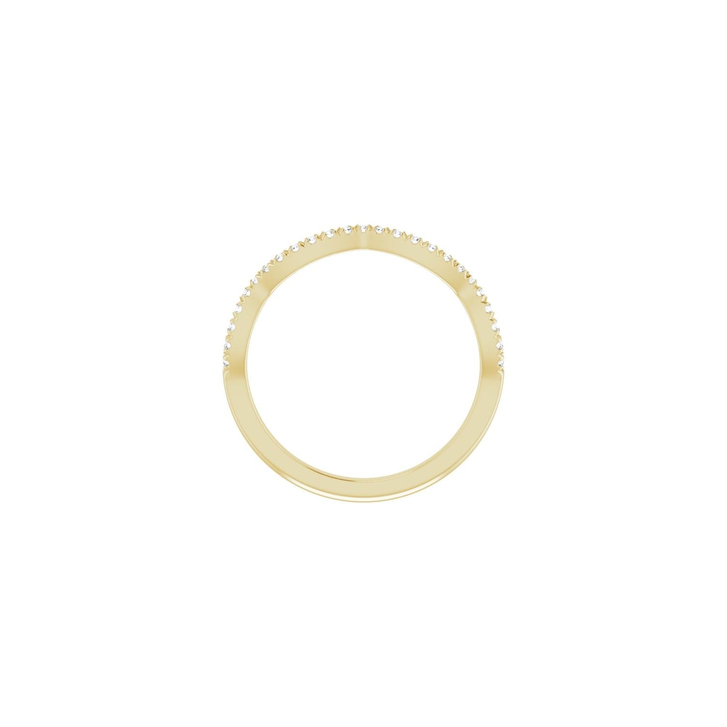 Roslyn — 1.1 mm · 1/8 ctw, yellow gold