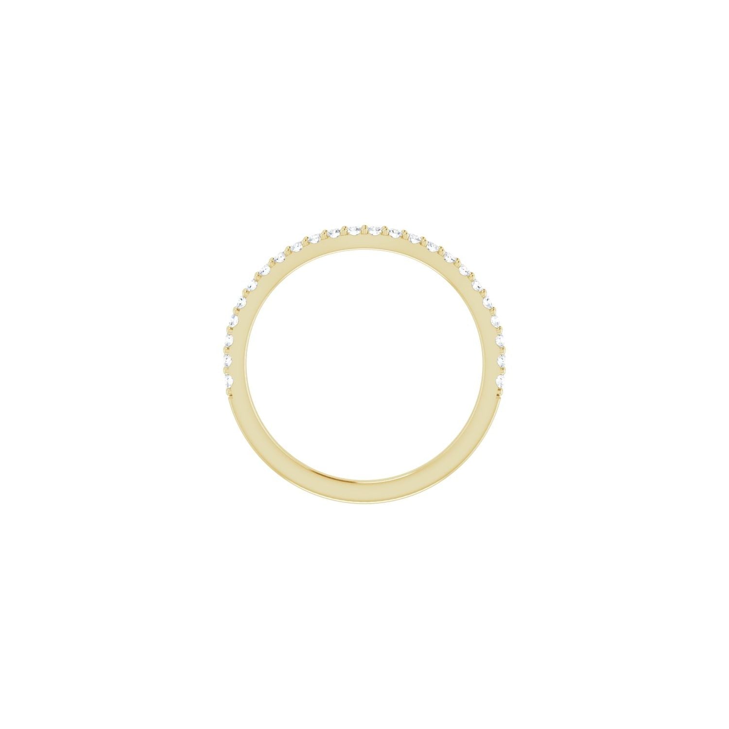 Sarabeth — For the cushion Sylvan, yellow gold