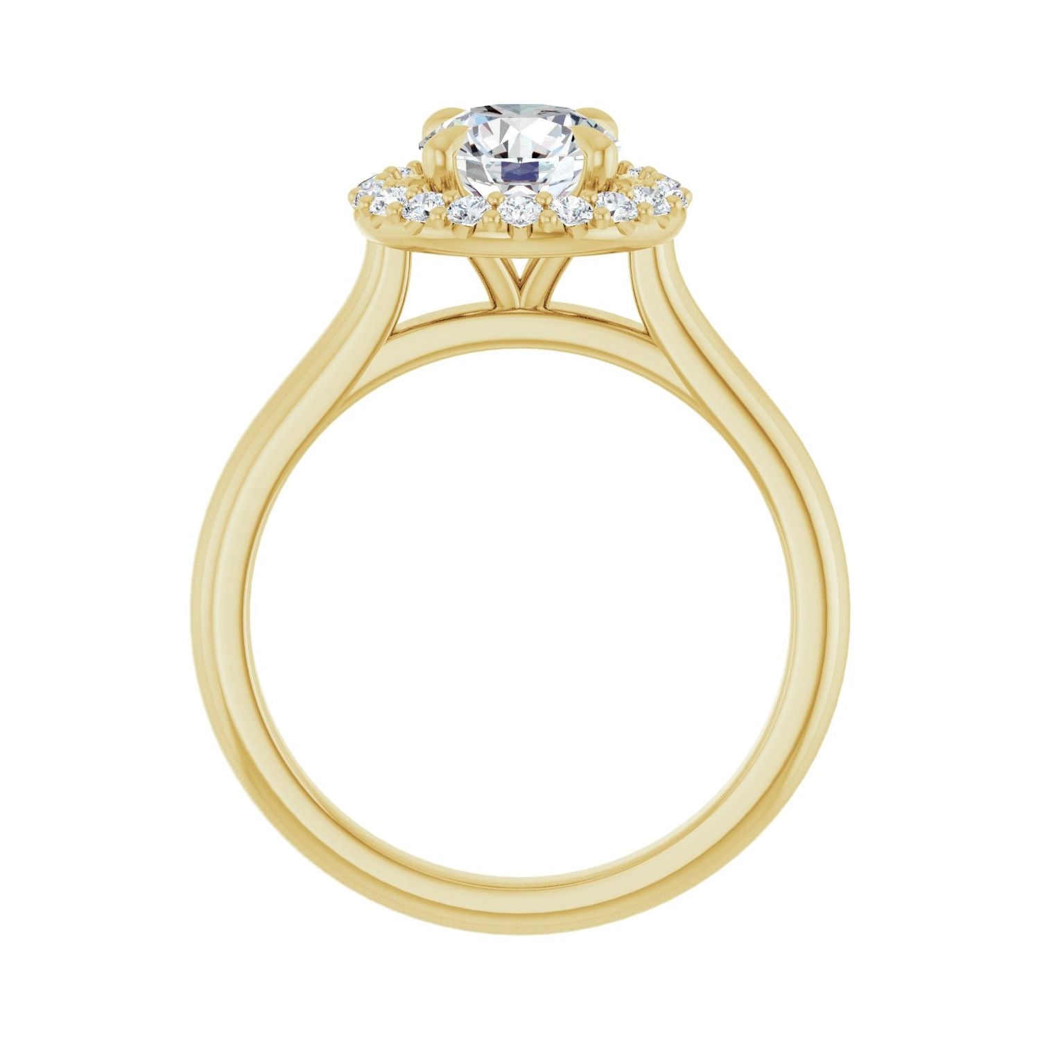 Cavalcade — Round center, yellow gold