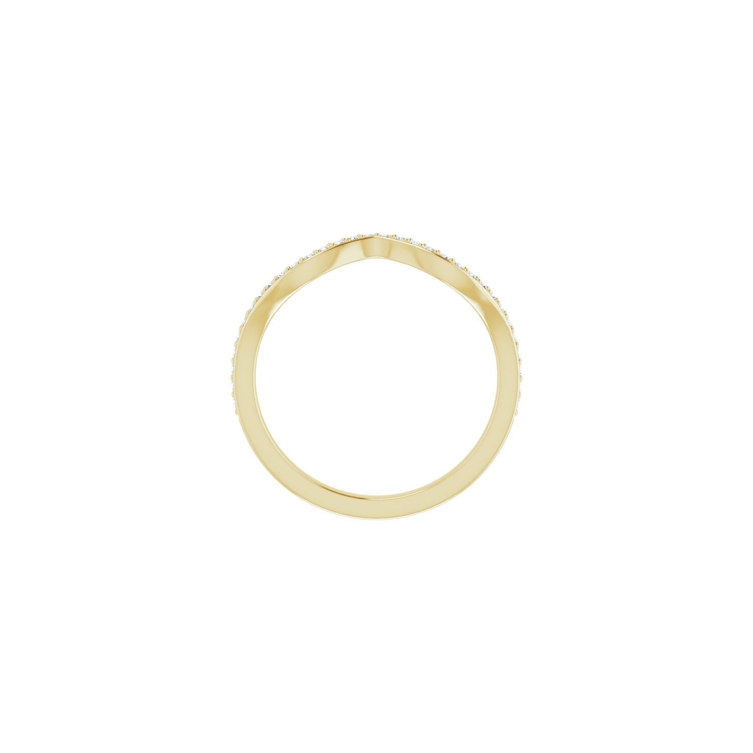 Zadie — 1 mm · 1/6 ctw, yellow gold