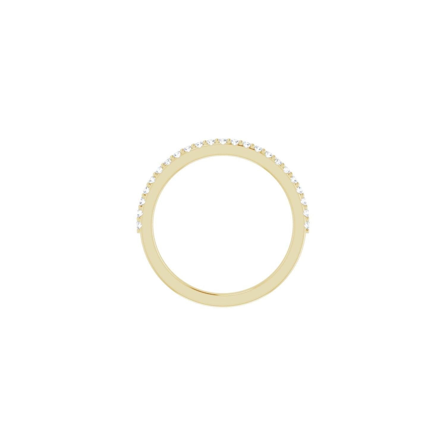 Amalea — 1.3 mm · 1/4 ctw, yellow gold