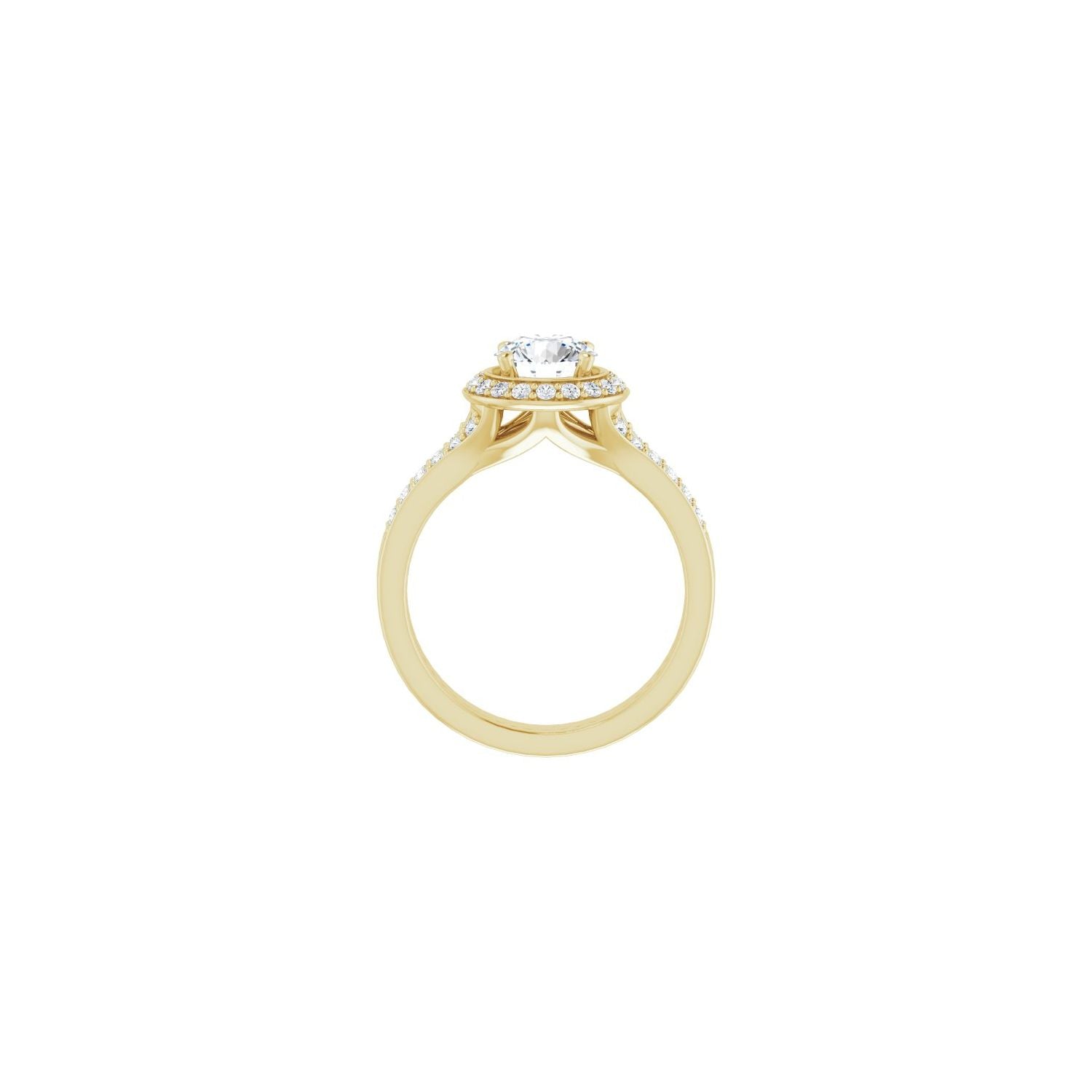 Marlow — Round center, yellow gold