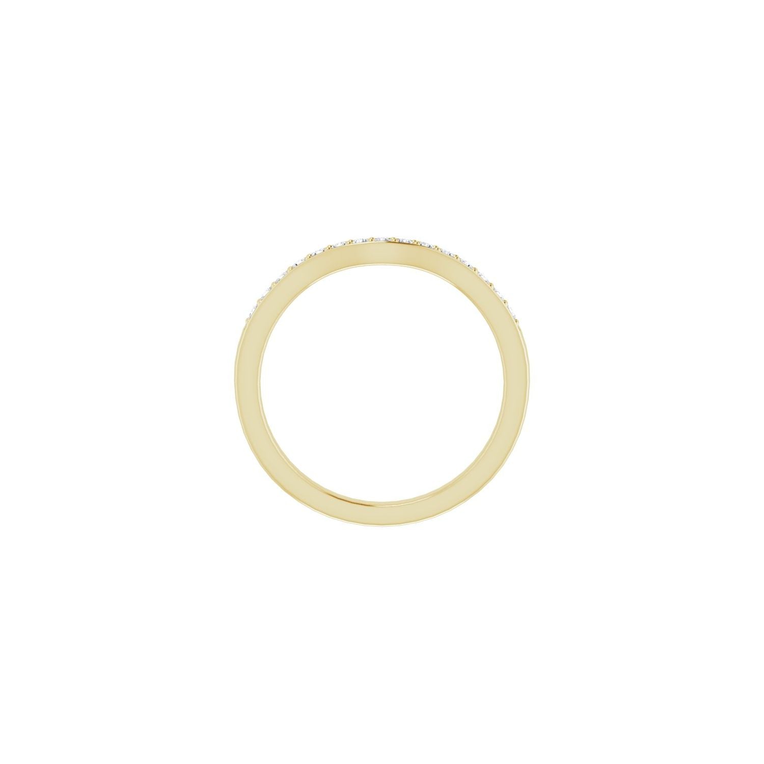 Carmelina — Round · 1.3 mm · 1/6 ctw, yellow gold