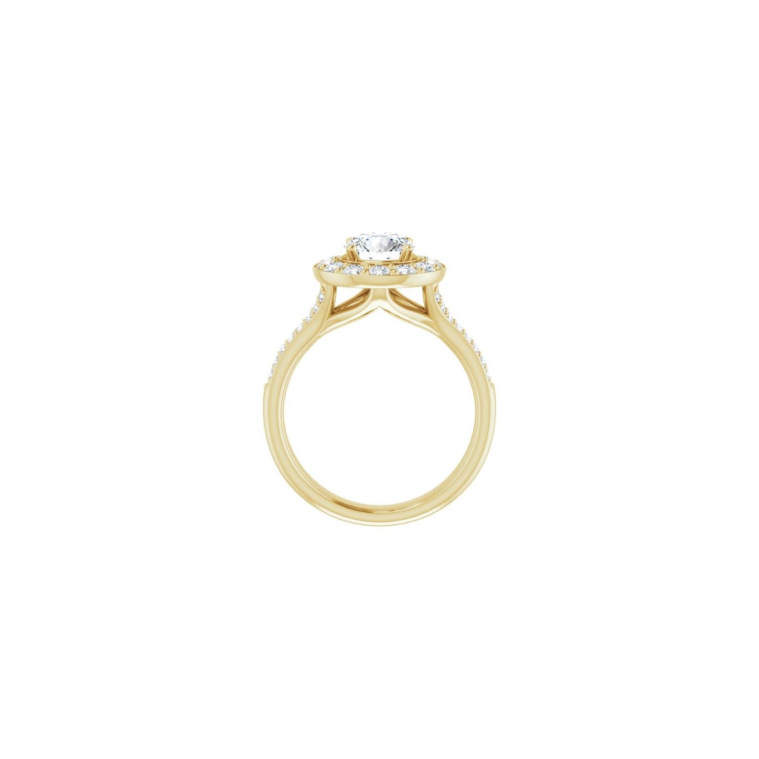 Woodstock — Round center, yellow gold