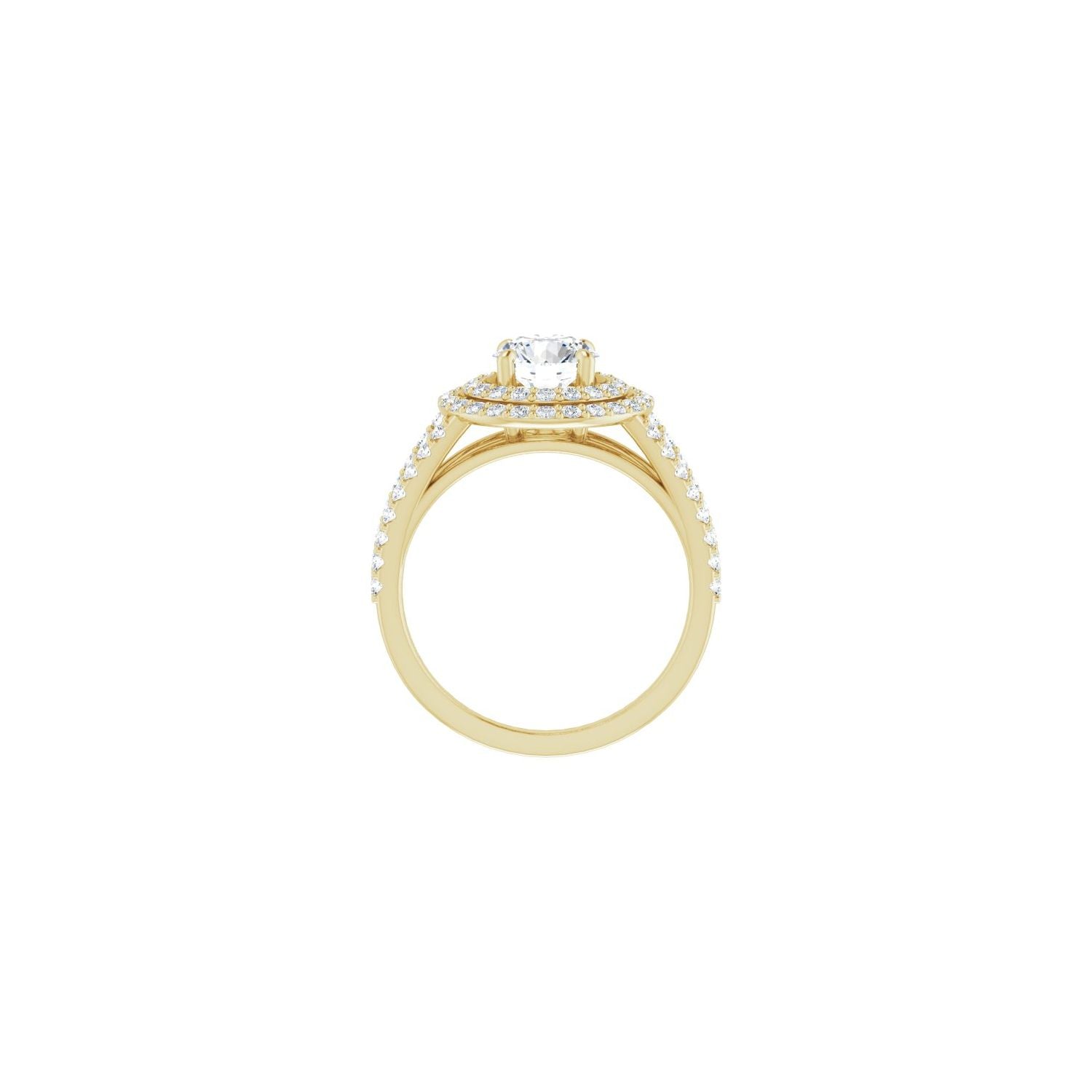 Urbino — Round center, yellow gold