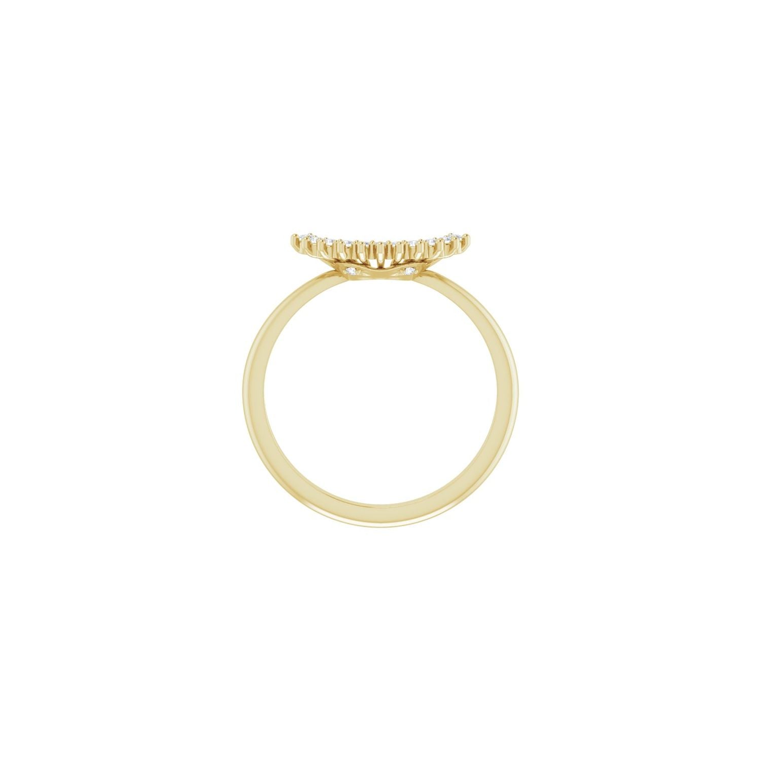 Marianela — For the round Audrey, yellow gold