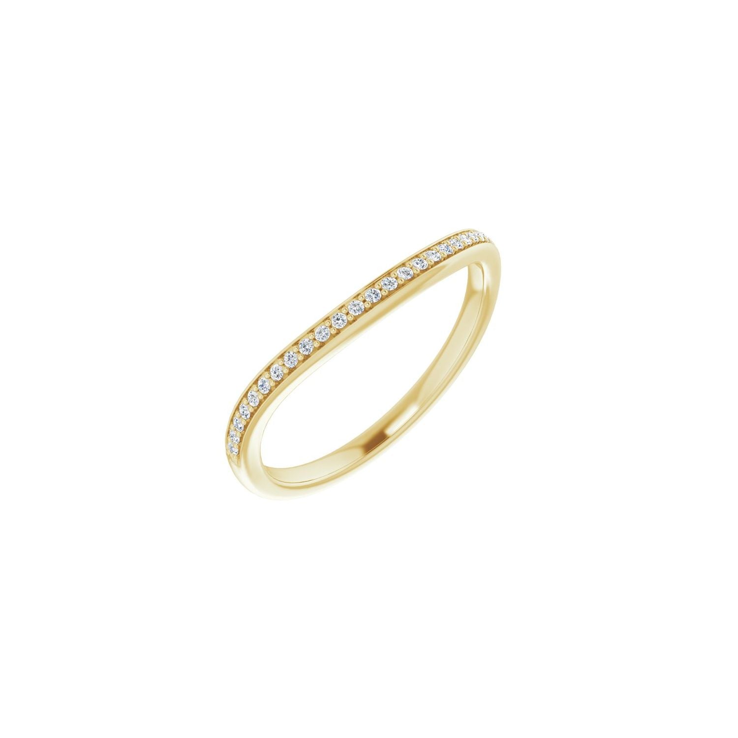 Valentyna — 0.9 mm · 0.07 ctw, yellow gold
