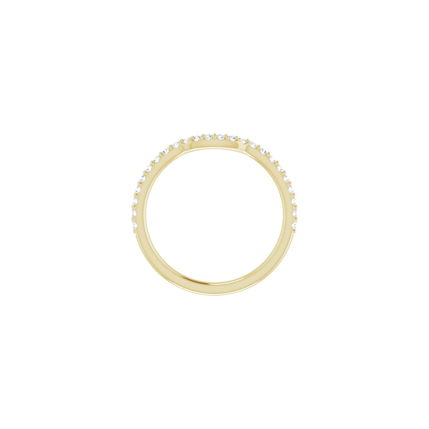 Vivette — 1.3 mm · 1/4 ctw, yellow gold