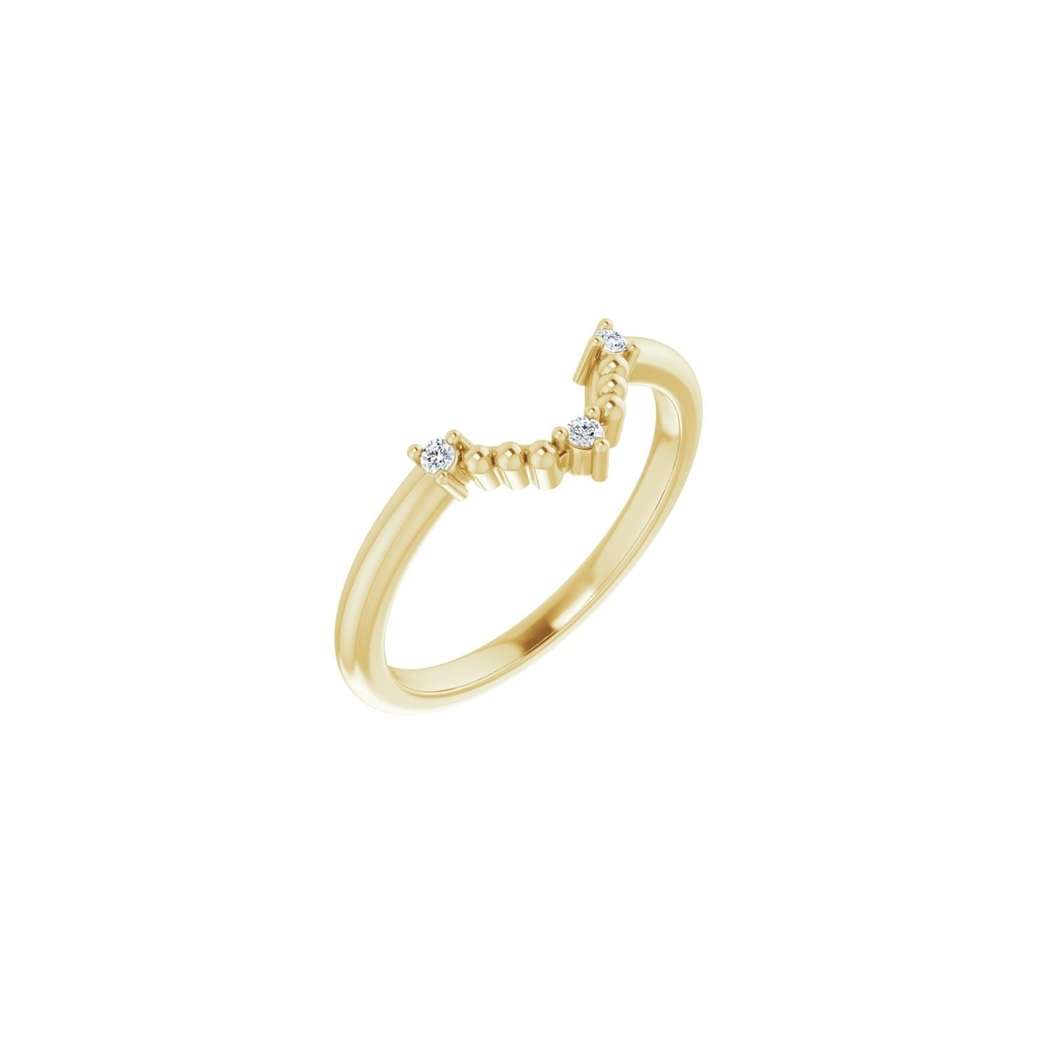 Adina — 1.5 mm · 0.04 ctw, yellow gold